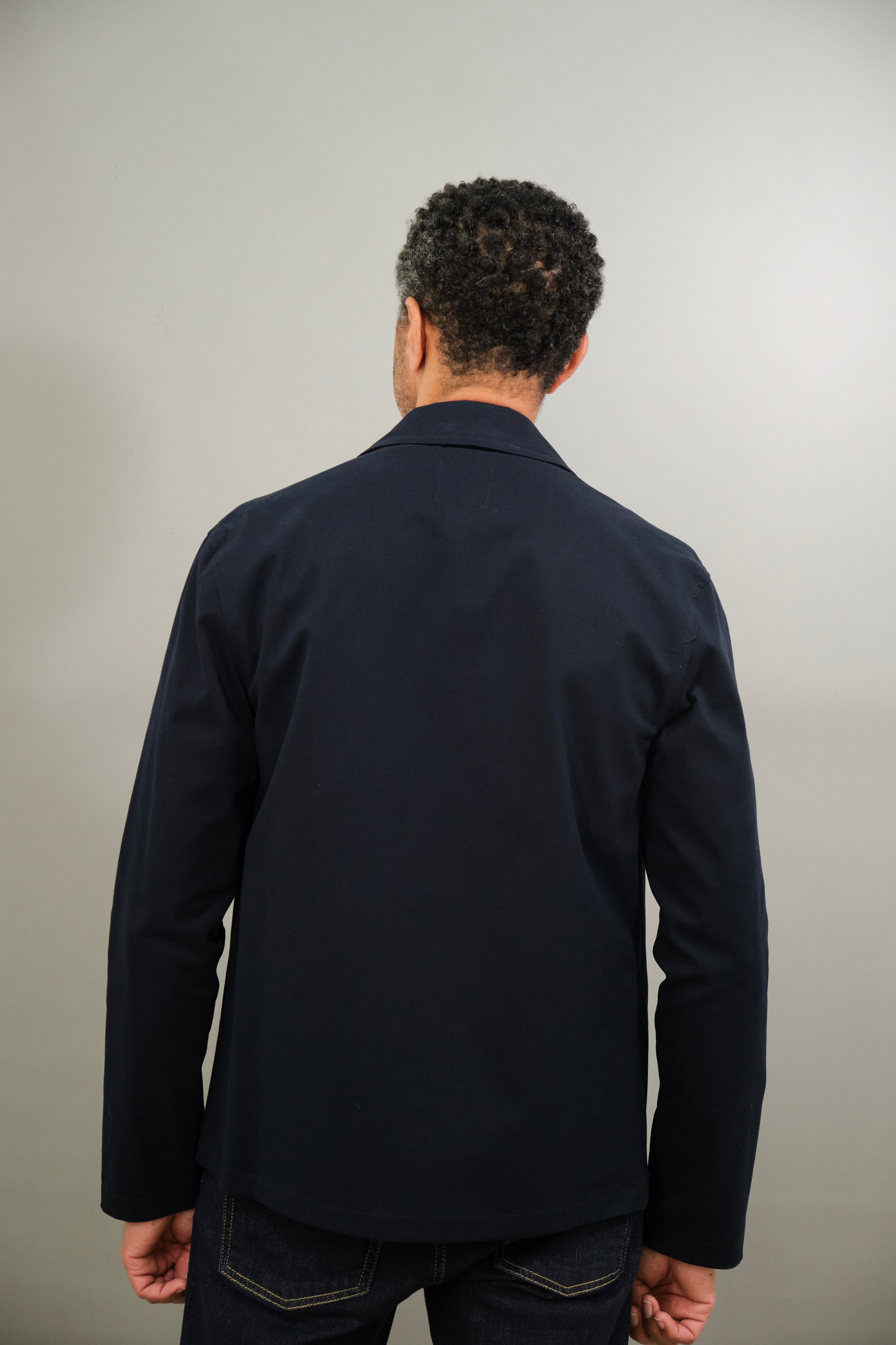 Southend Shacket Unlined - Navy Stretch - Wear London