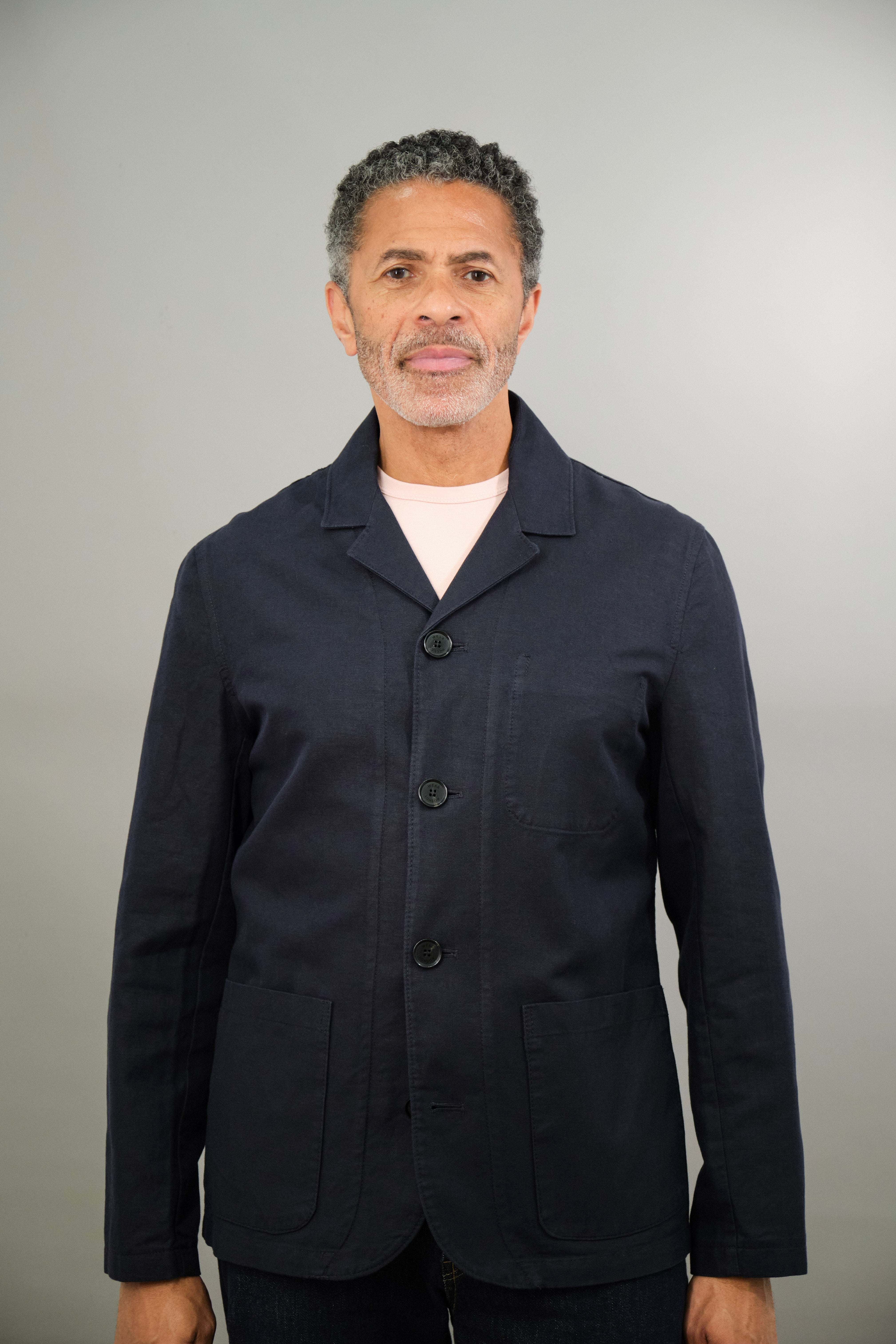 Tuxford Casual Blazer - Navy Cotton Linen - Wear London