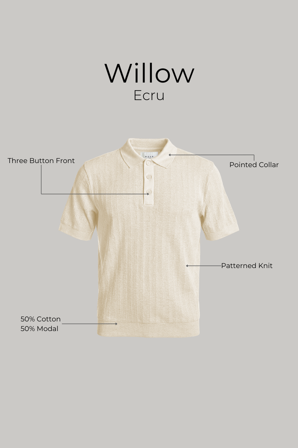 Willow - Ecru - Wear London