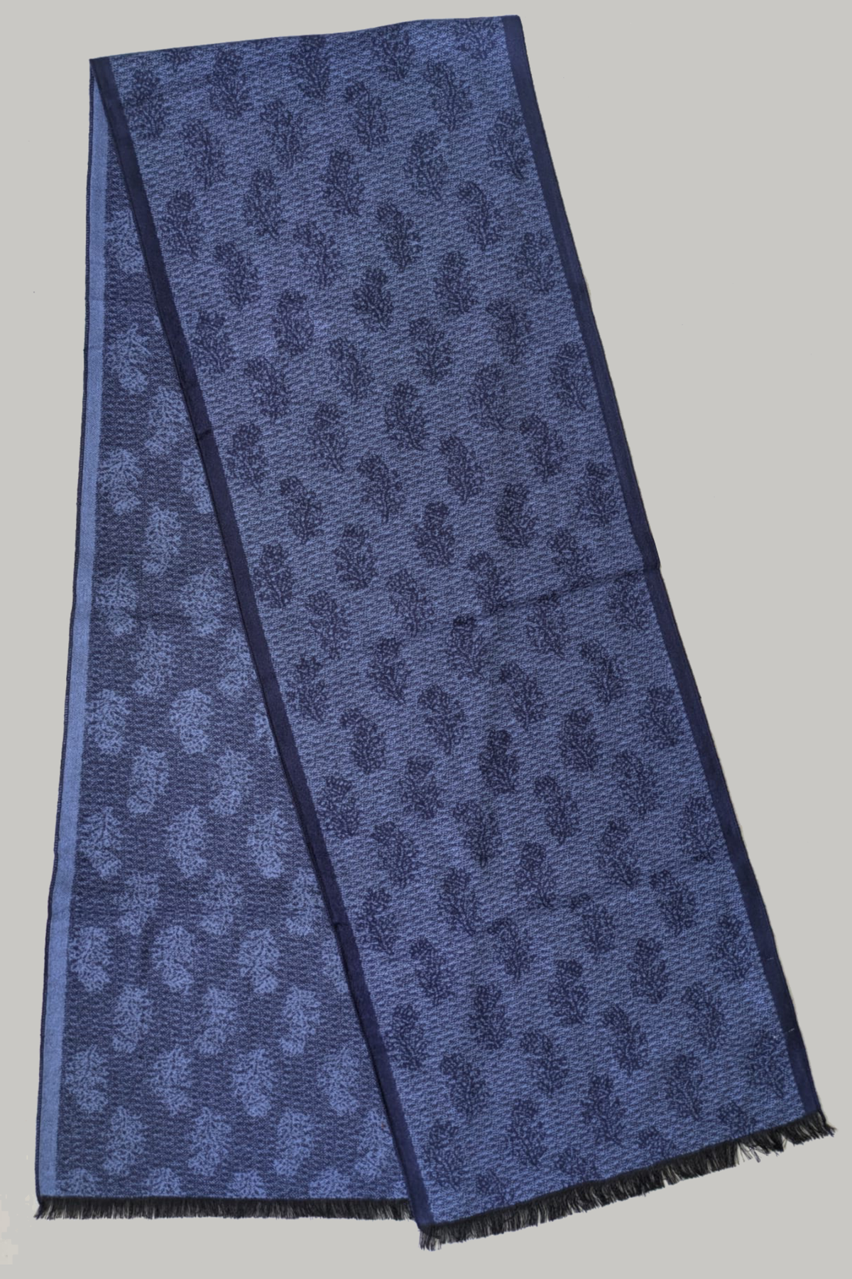 Scarf - Navy Paisley - Wear London