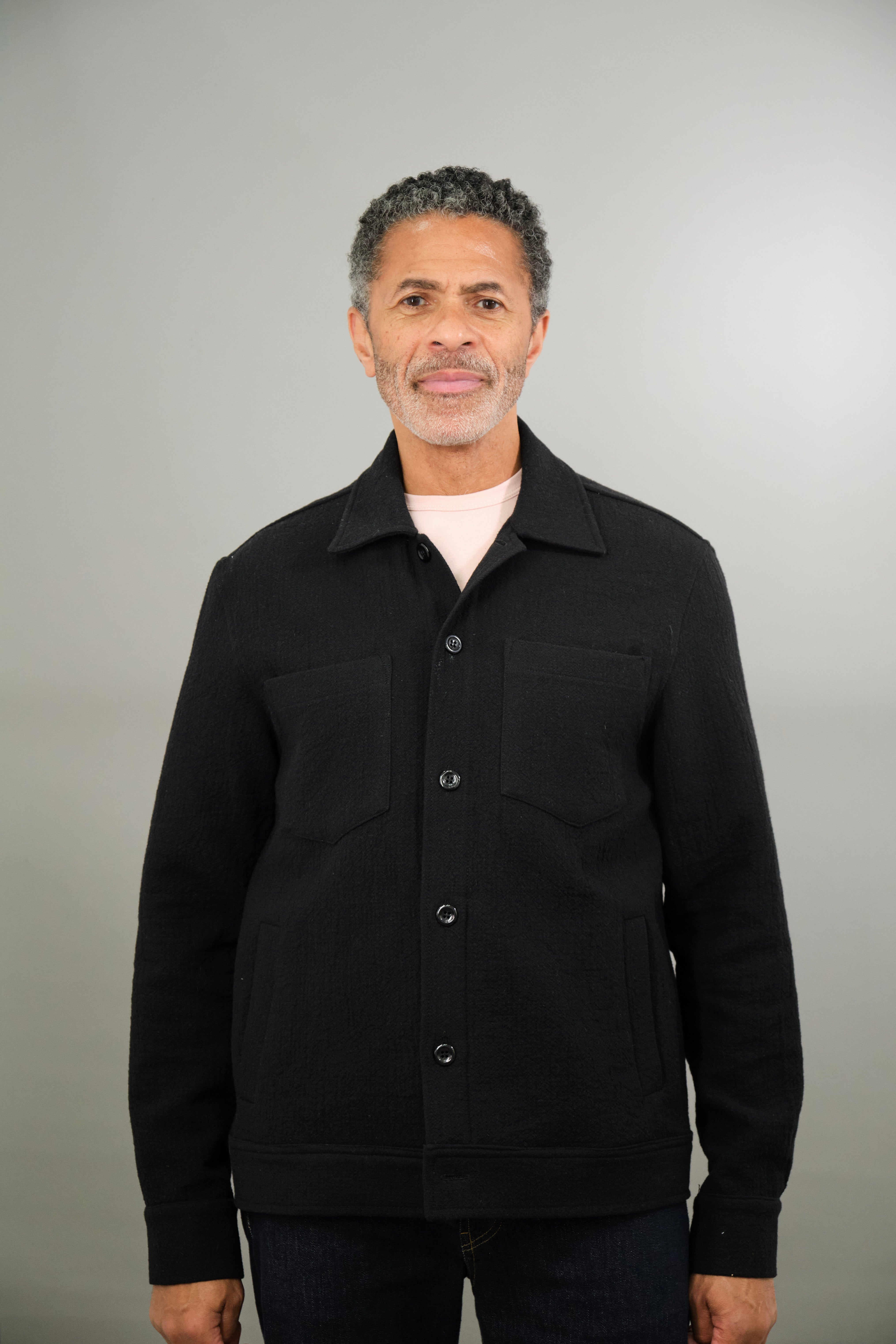 Turner Long Sleeve Shirt - Super Black - Wear London