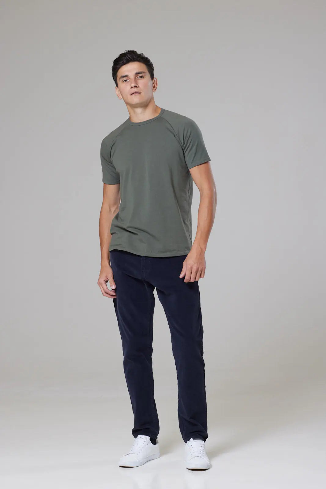 Hoxton Short sleeve t-shirt - Olive Wear London