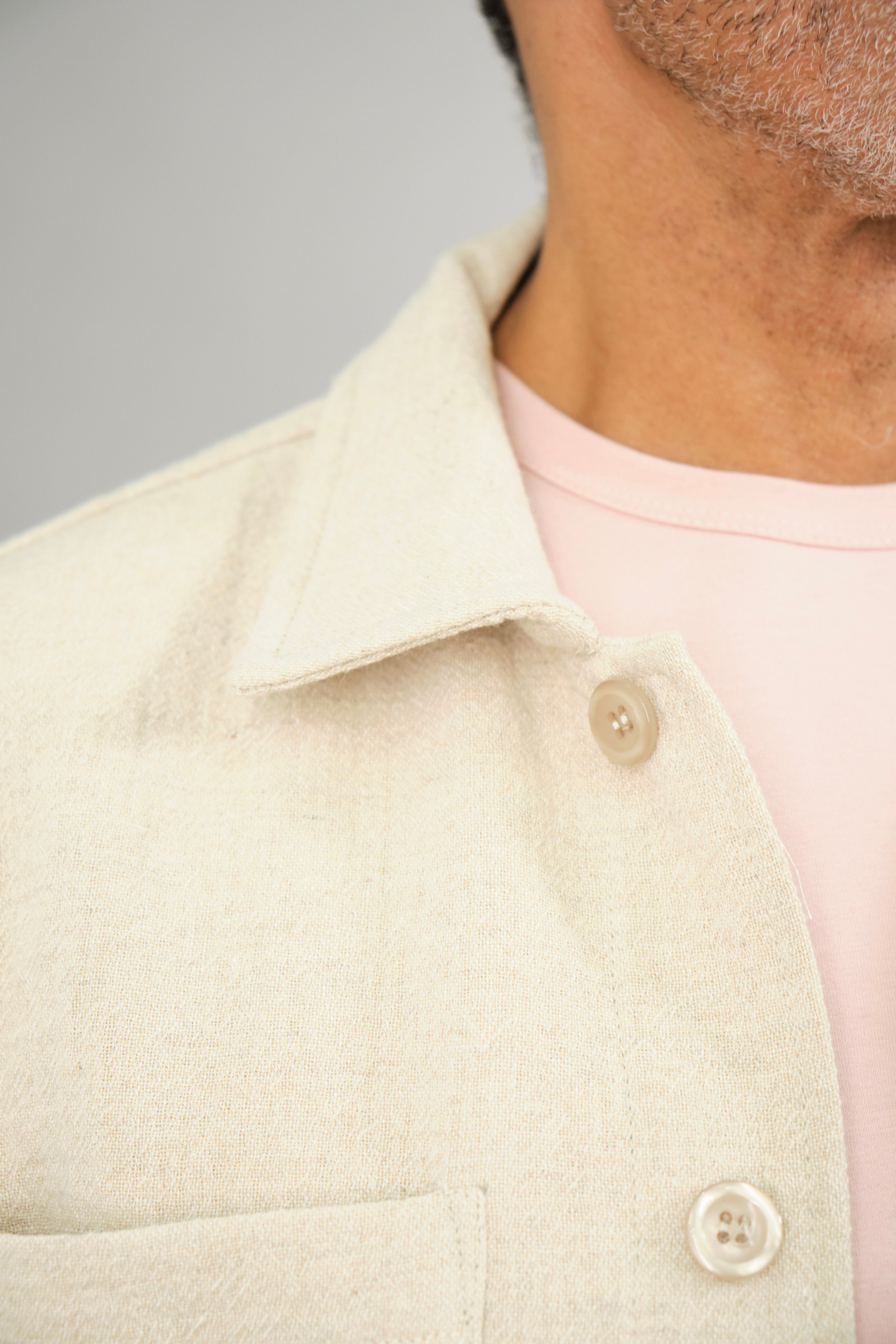 Turner Long Sleeve Shirt - Super Beige - Wear London