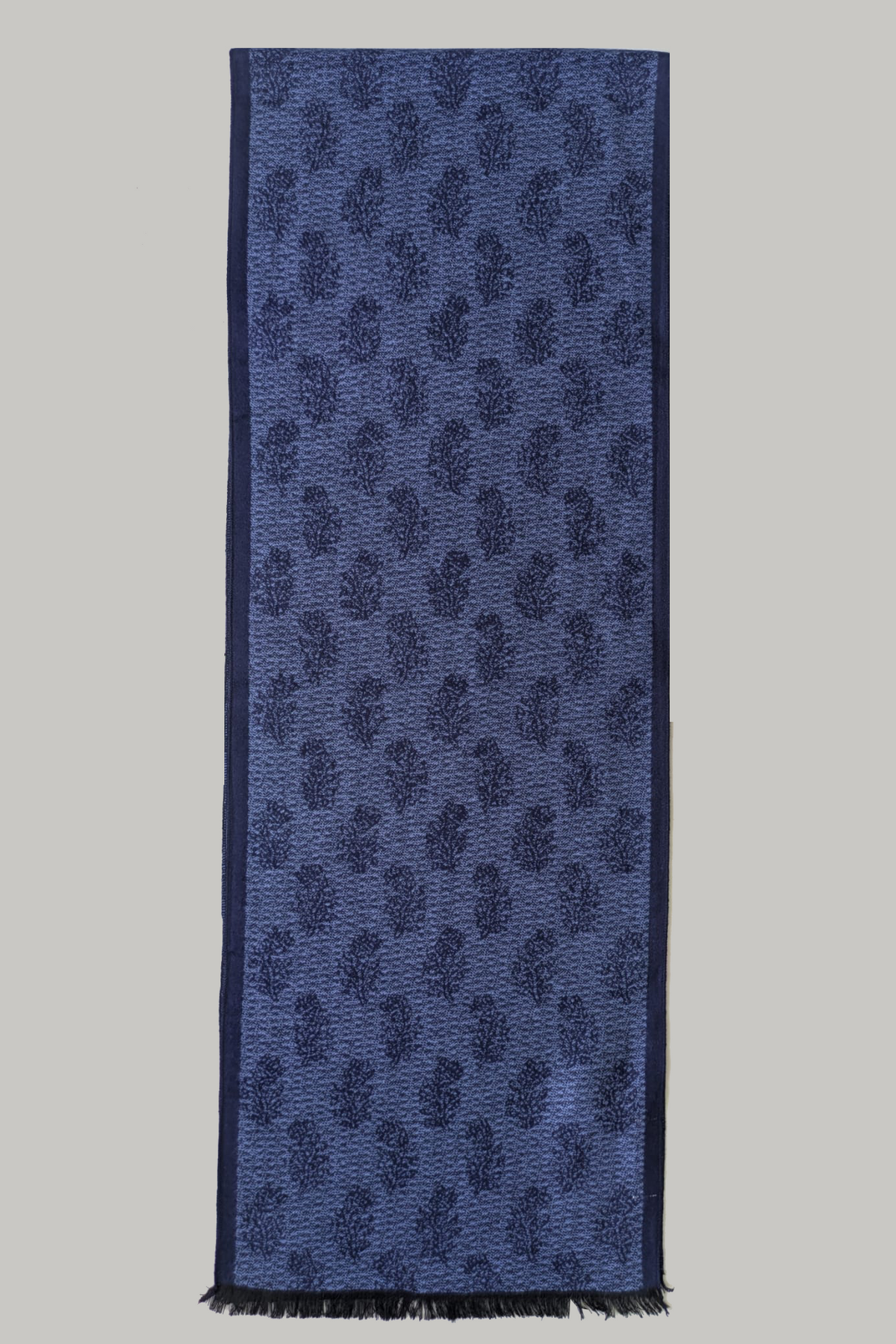 Scarf - Navy Paisley - Wear London