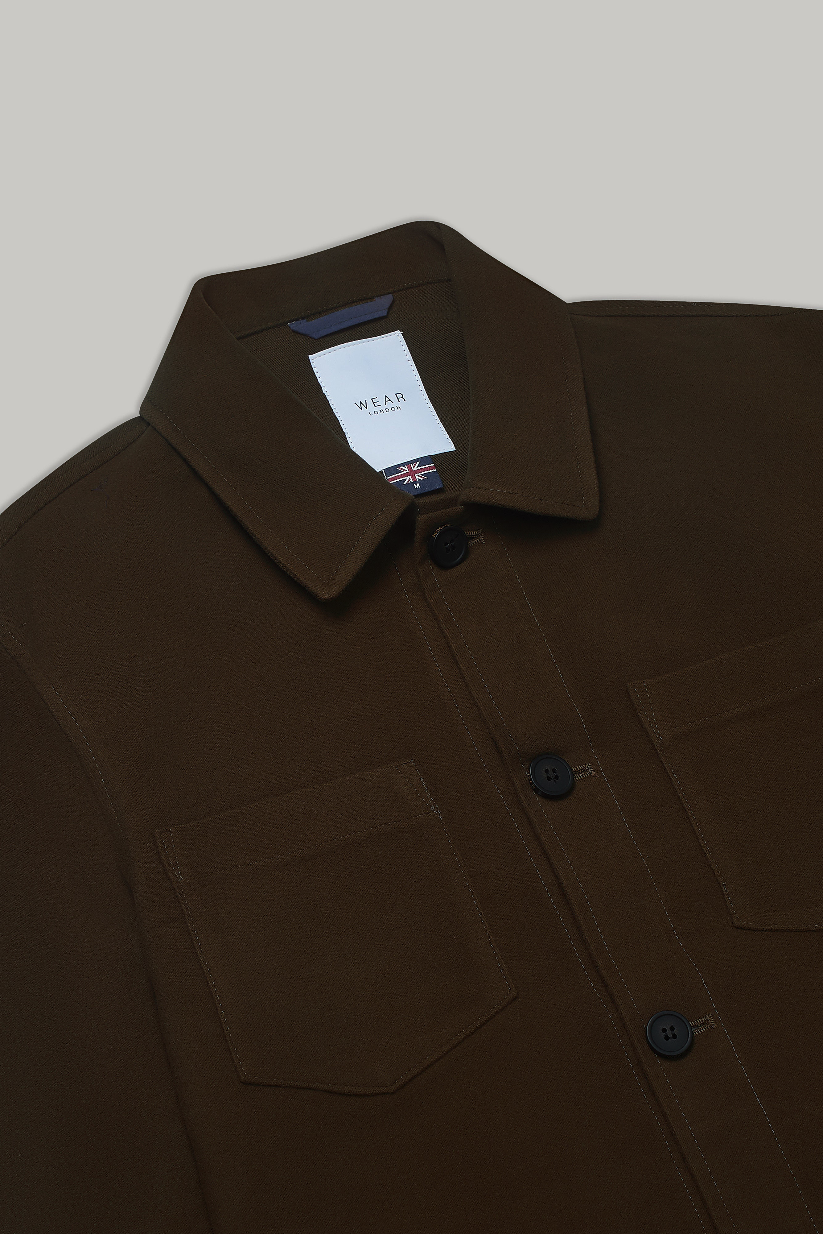 Southend Shacket Unlined - Chocolate Moleskin - Wear London