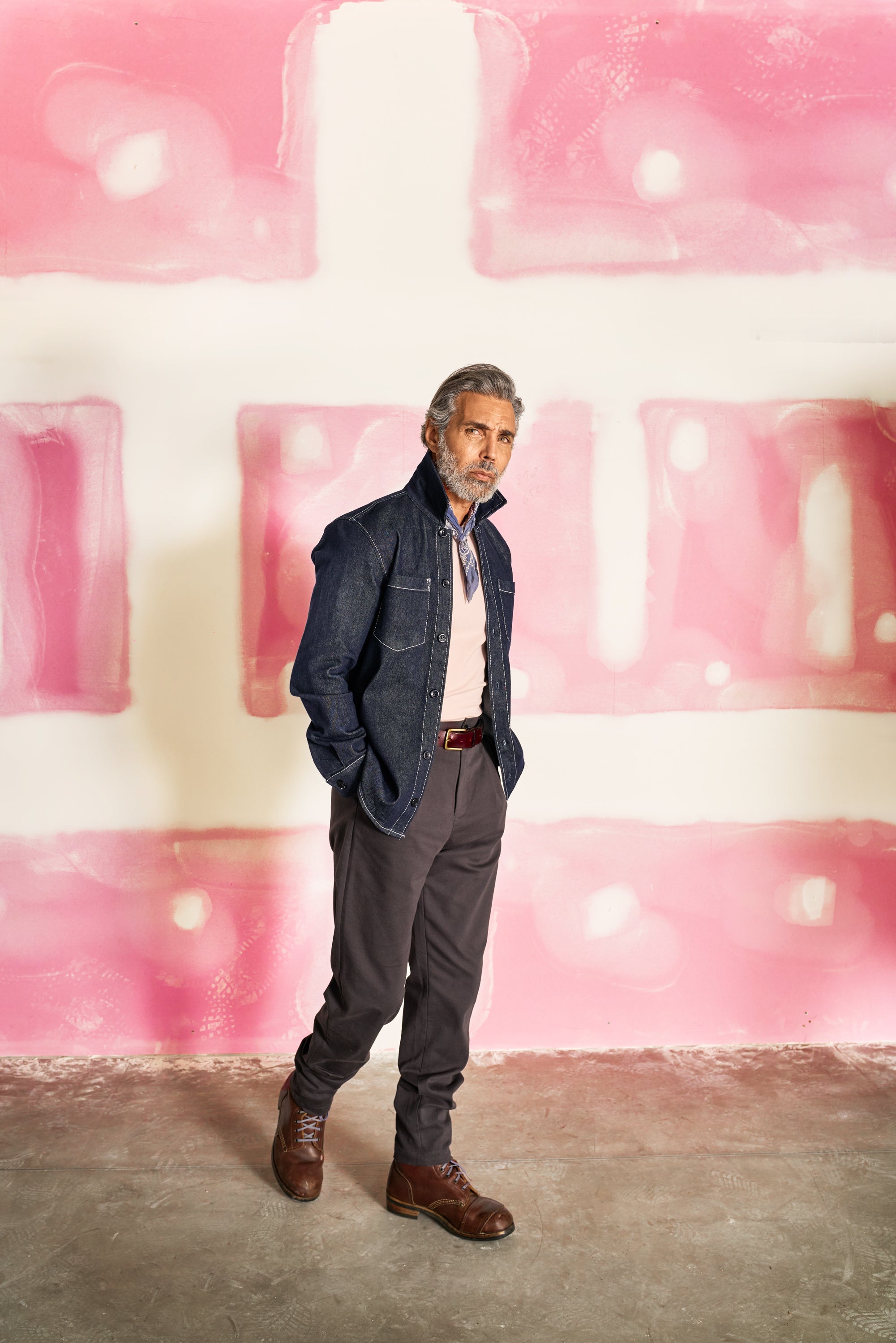 Bart Denim Button Overshirt - EverBlue - Wear London