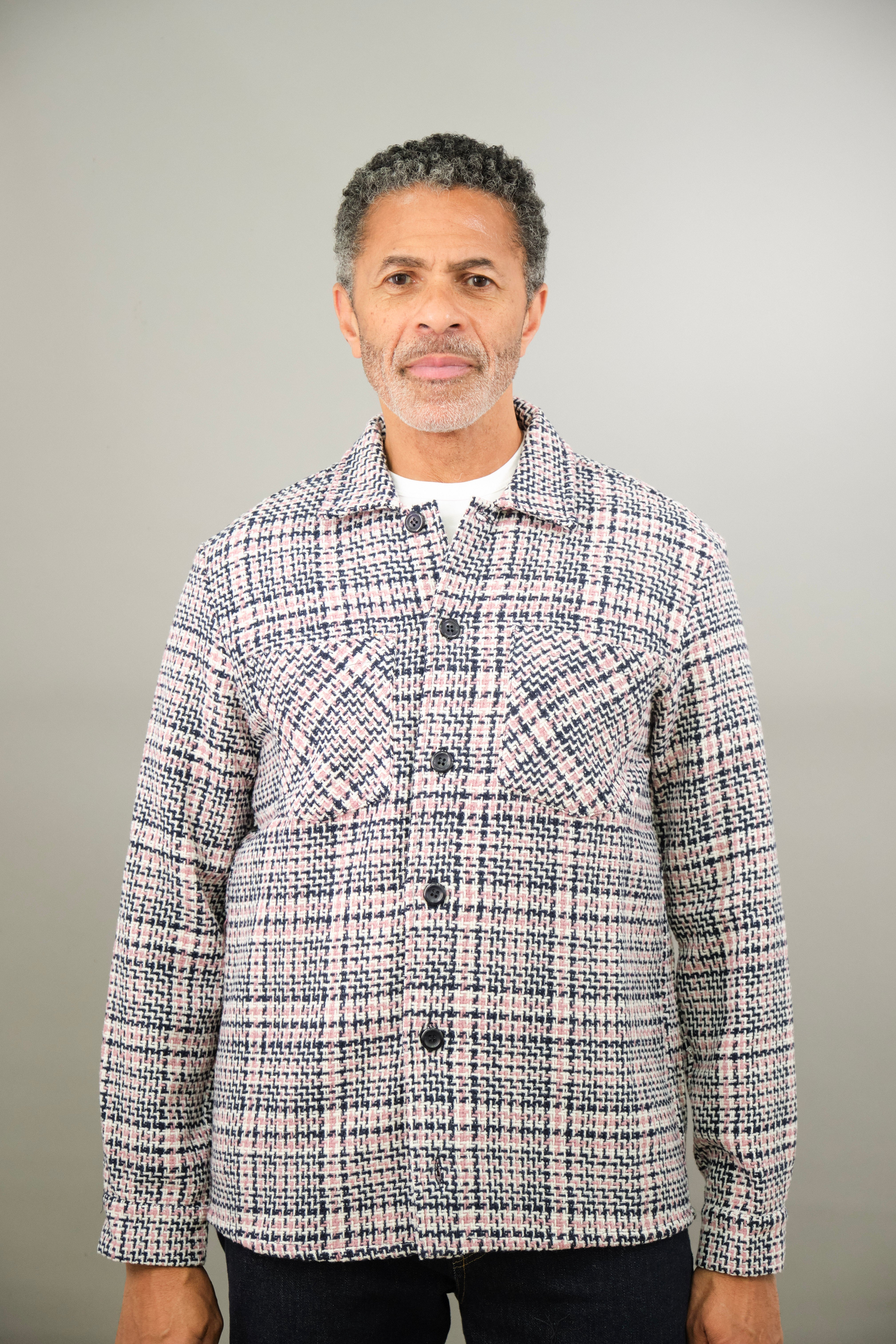 Bart Overshirt - Navy Pink - Wear London