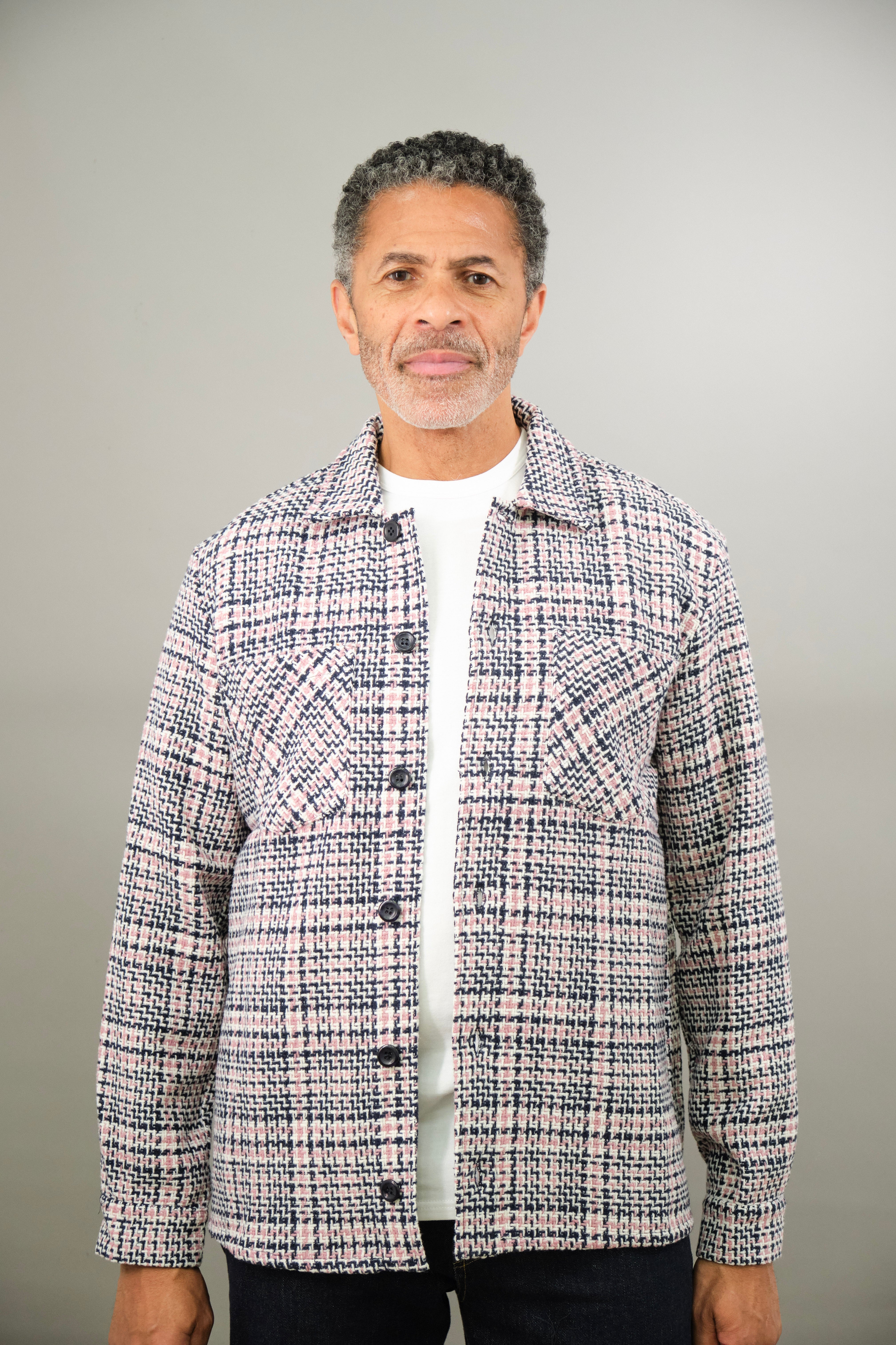 Bart Overshirt - Navy Pink - Wear London