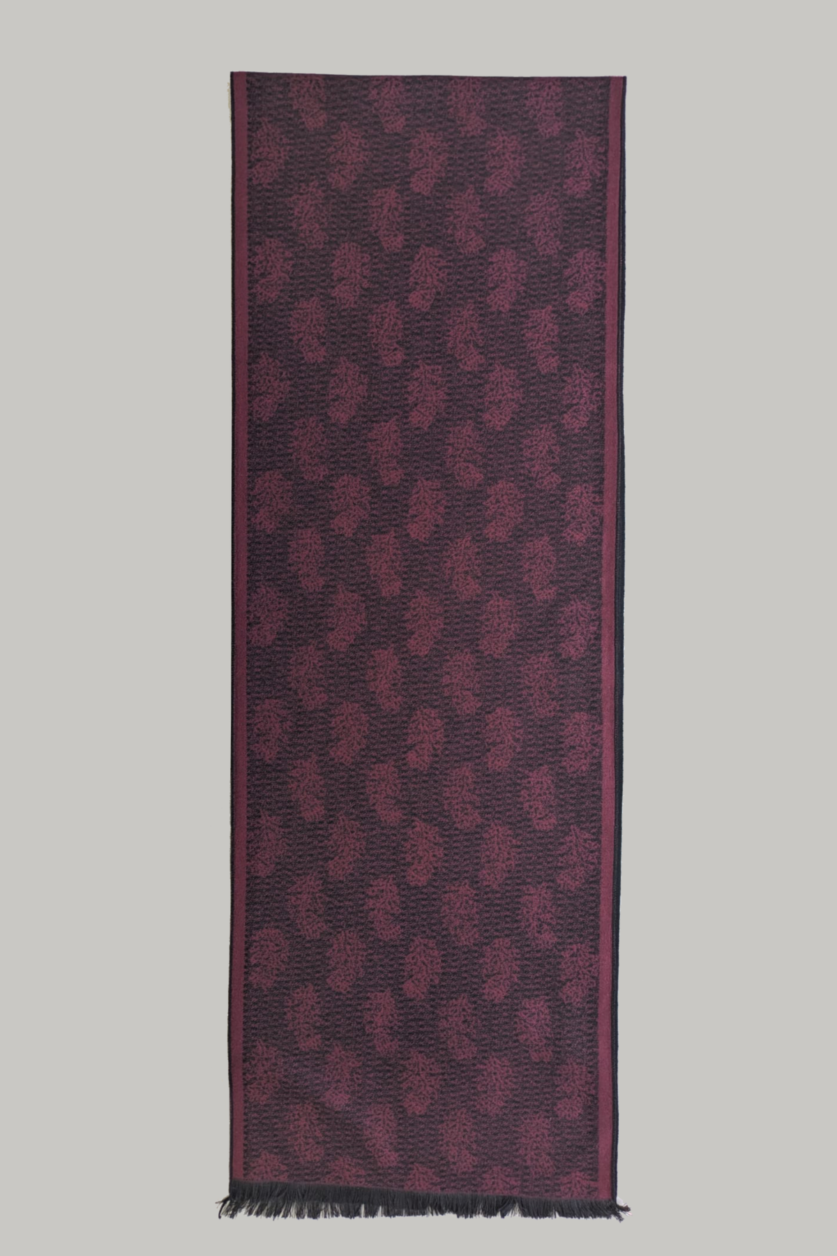 Scarf - Burgundy Paisley - Wear London