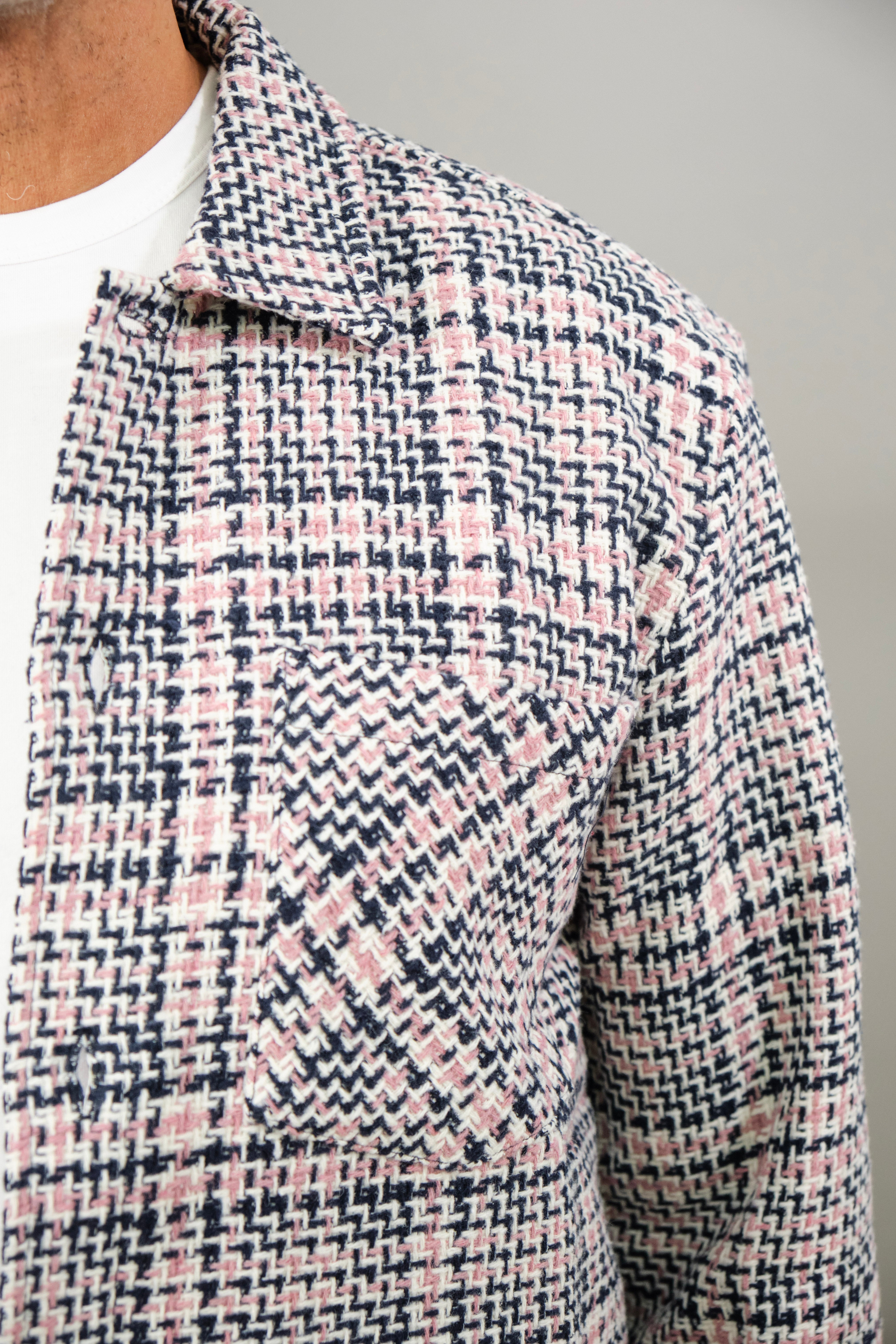 Bart Overshirt - Navy Pink - Wear London
