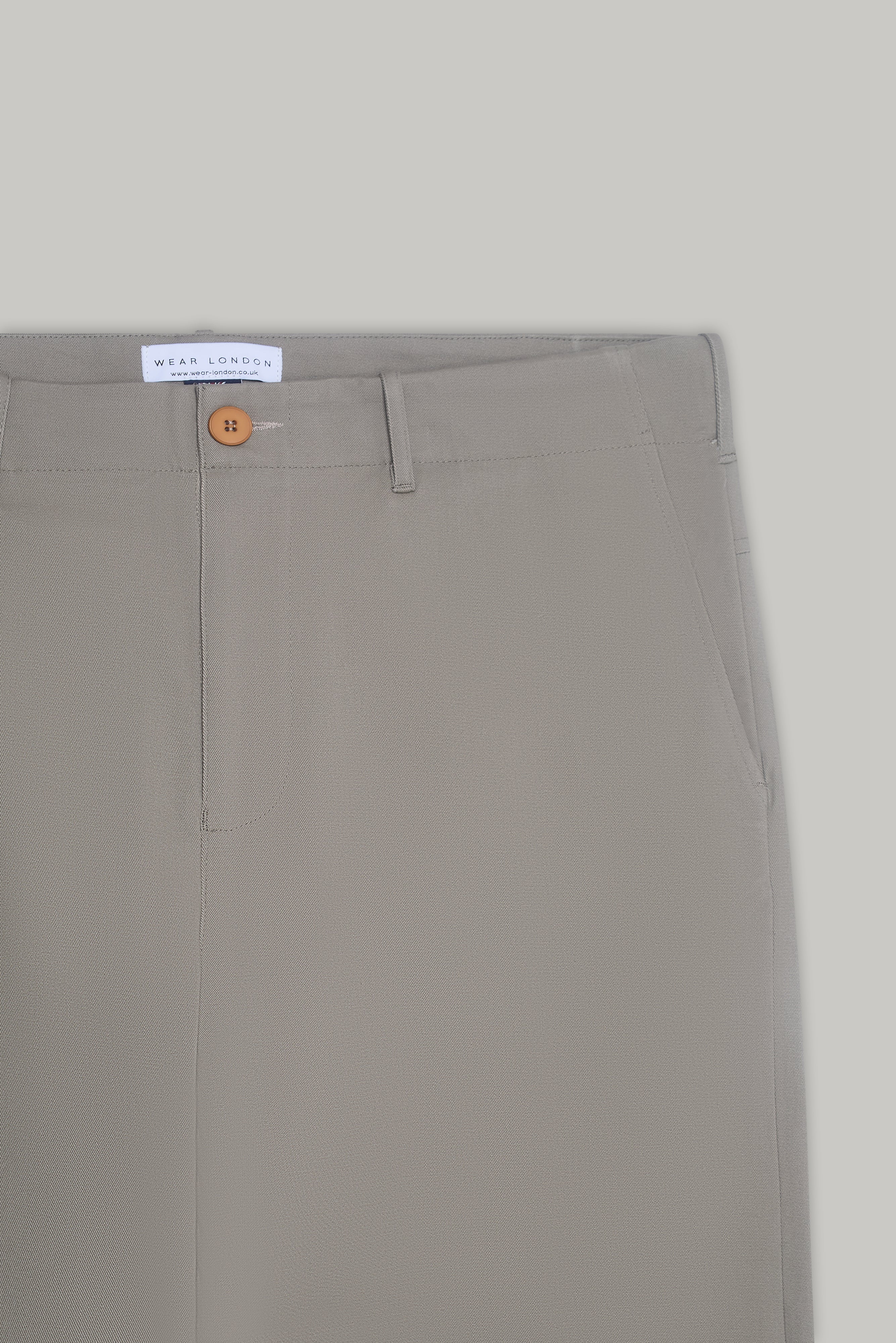 Buxton Trousers -Brown Button Mushroom - Wear London