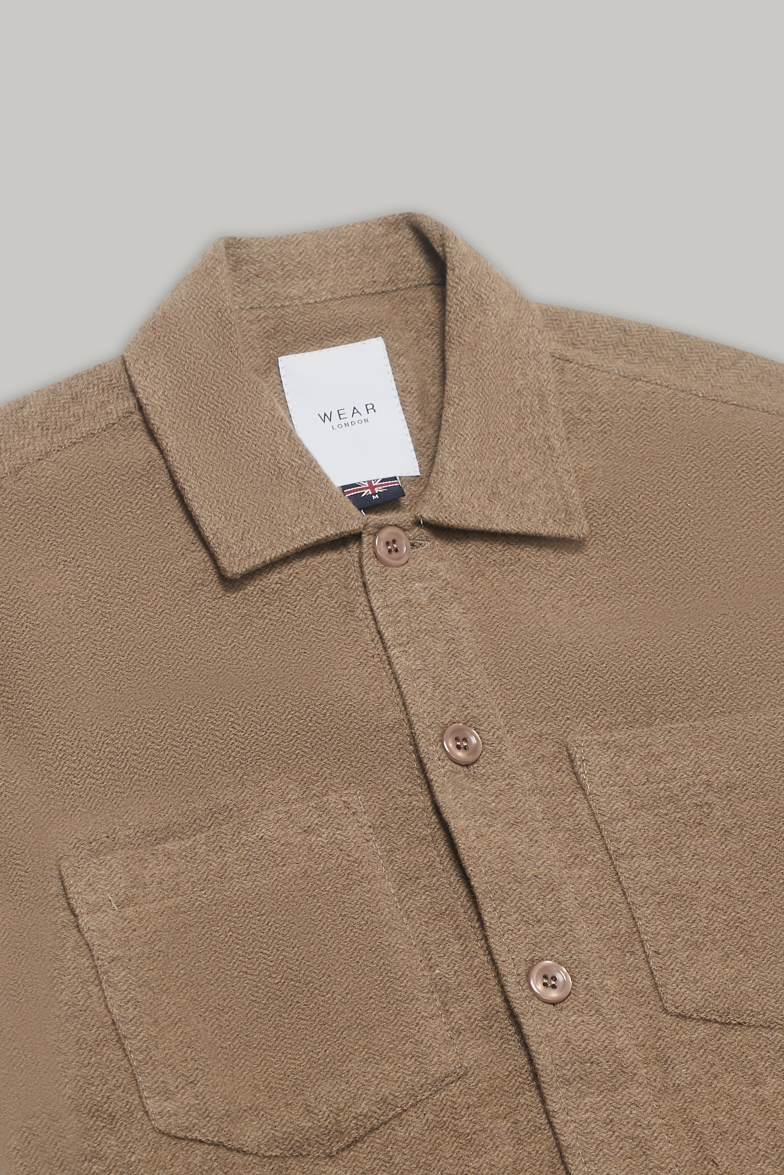 Bart Emilio Overshirt - Beige - Wear London