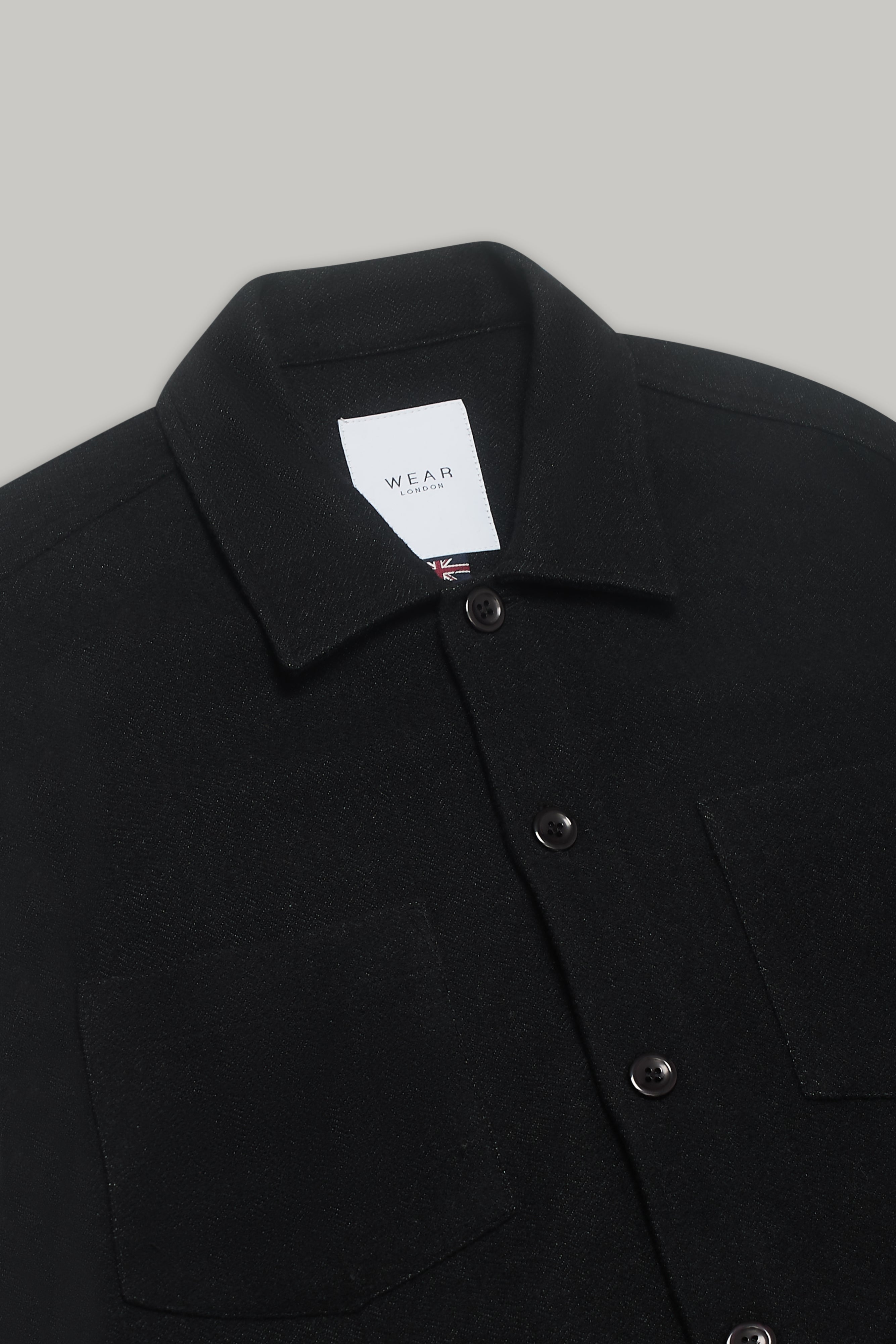 Bart Emilio Overshirt - Black - Wear London