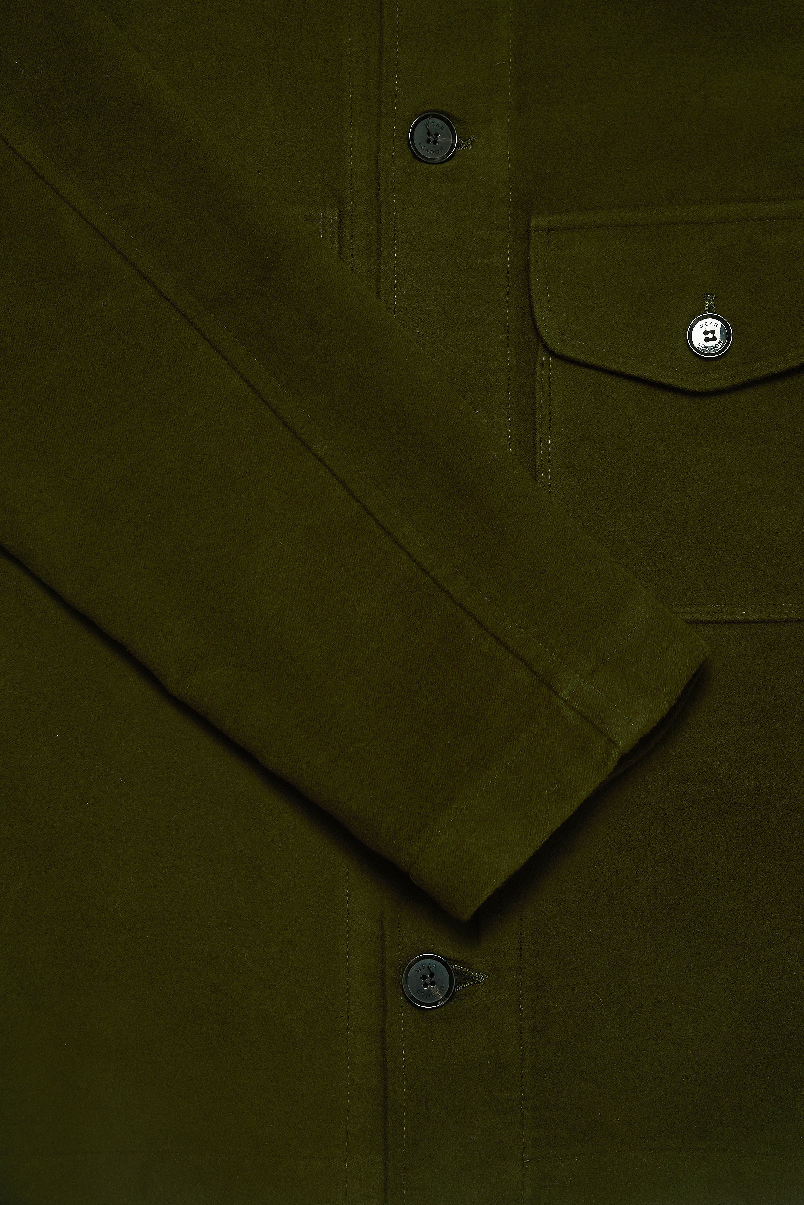 Goring Jacket - Olive Moleskin - Wear London