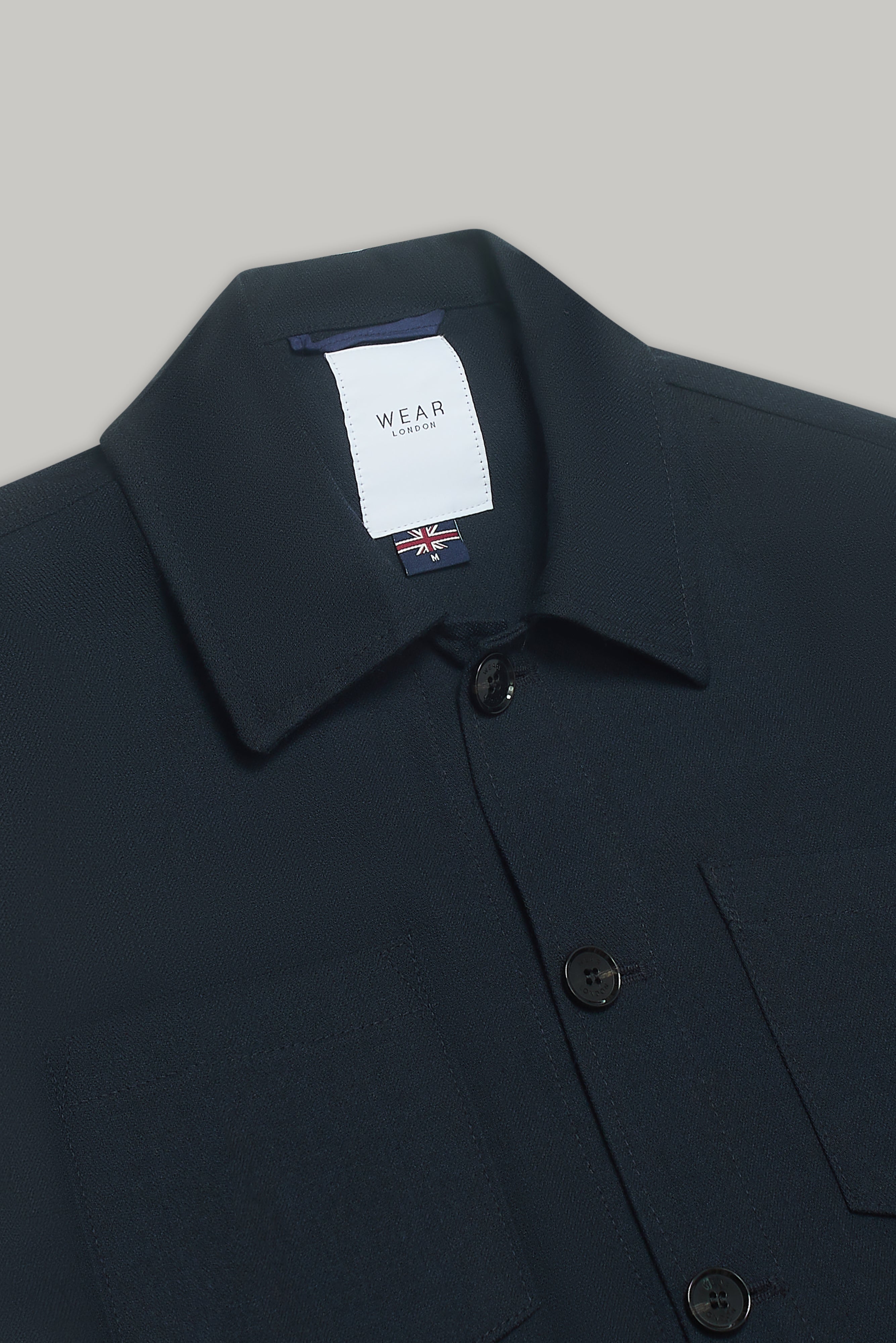 Turner Shacket - Navy Vigevano - Wear London