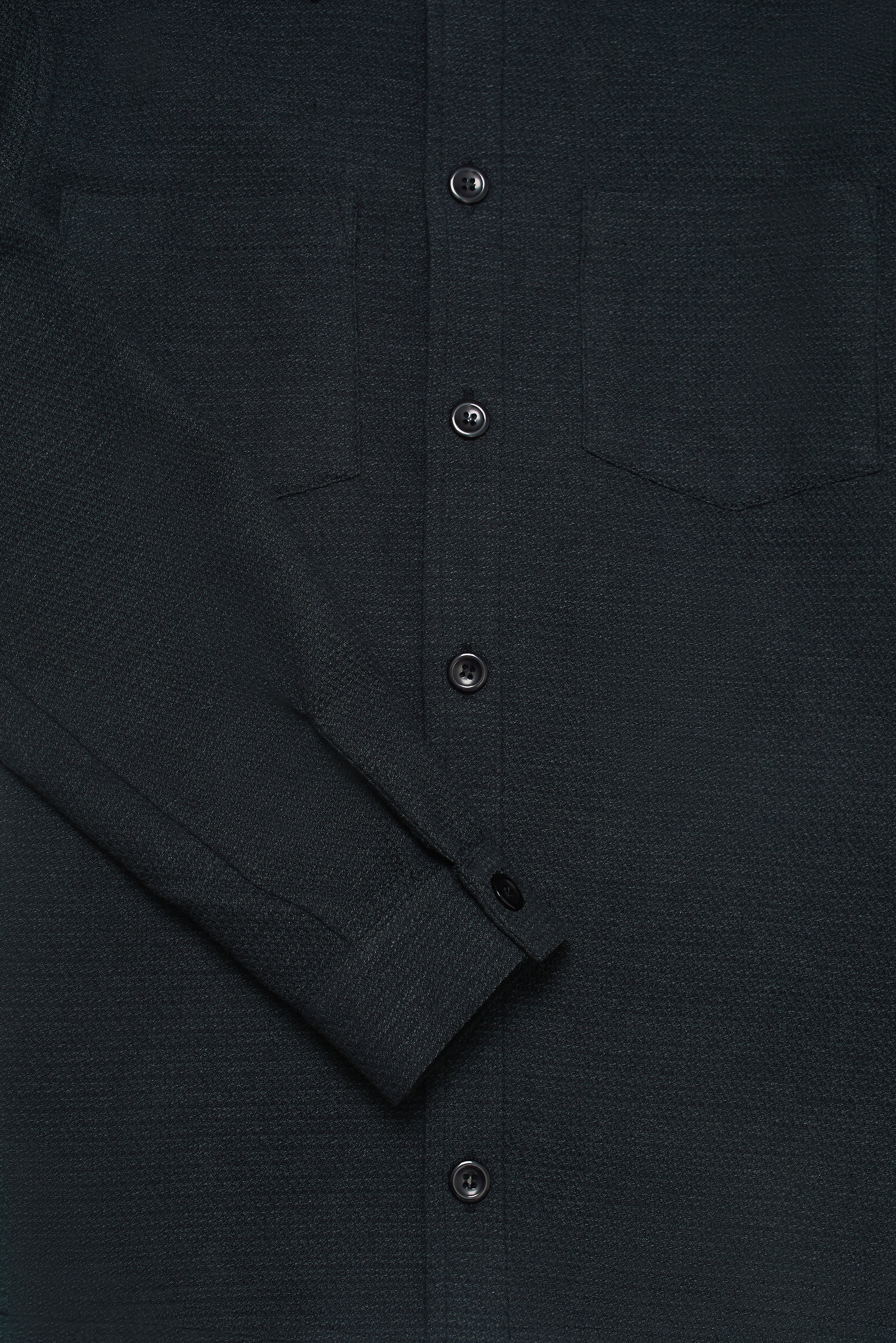 Bart Long Sleeve Shirt - Black Malta - Wear London