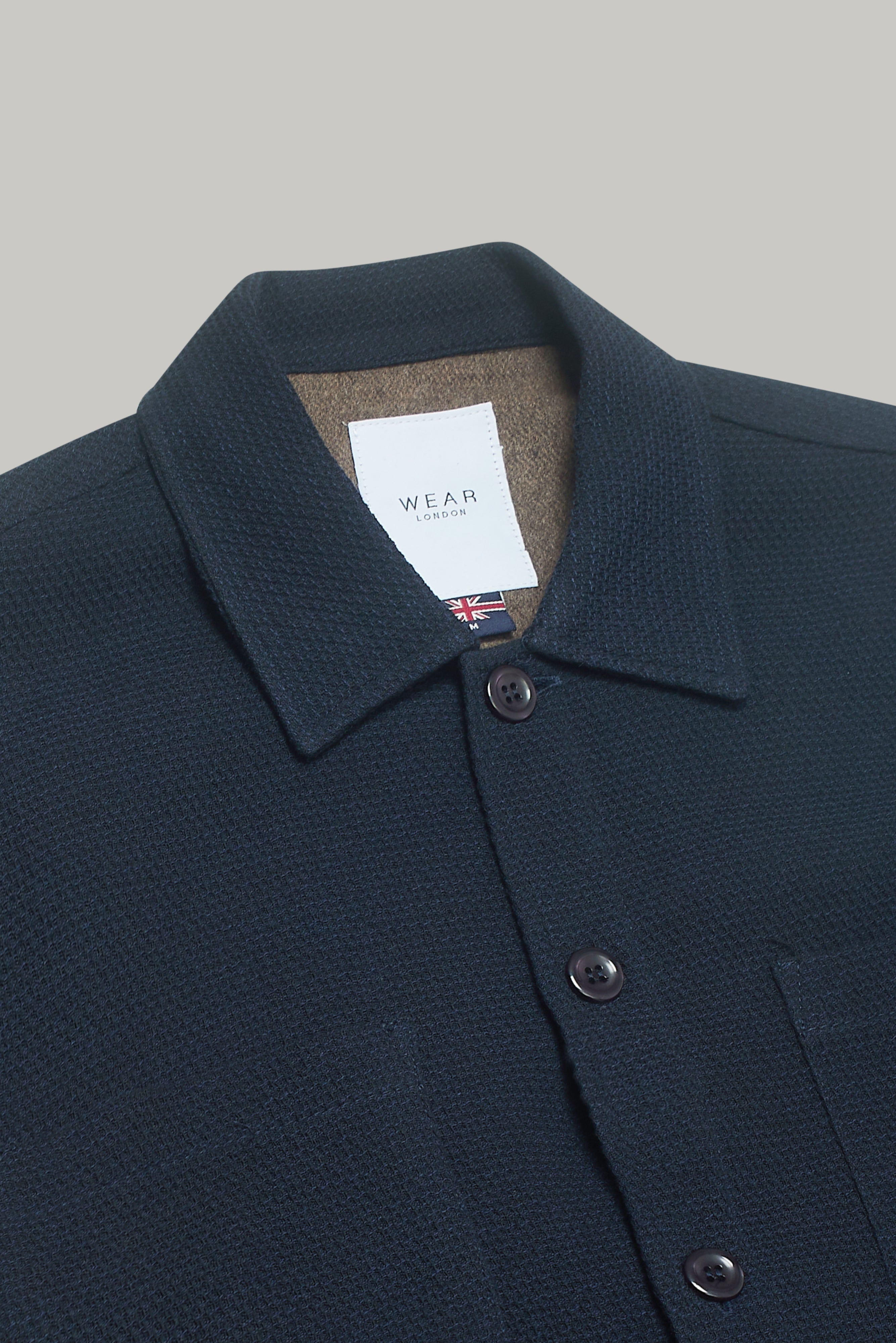 Bart Long Sleeve Shirt - Navy Malta - Wear London