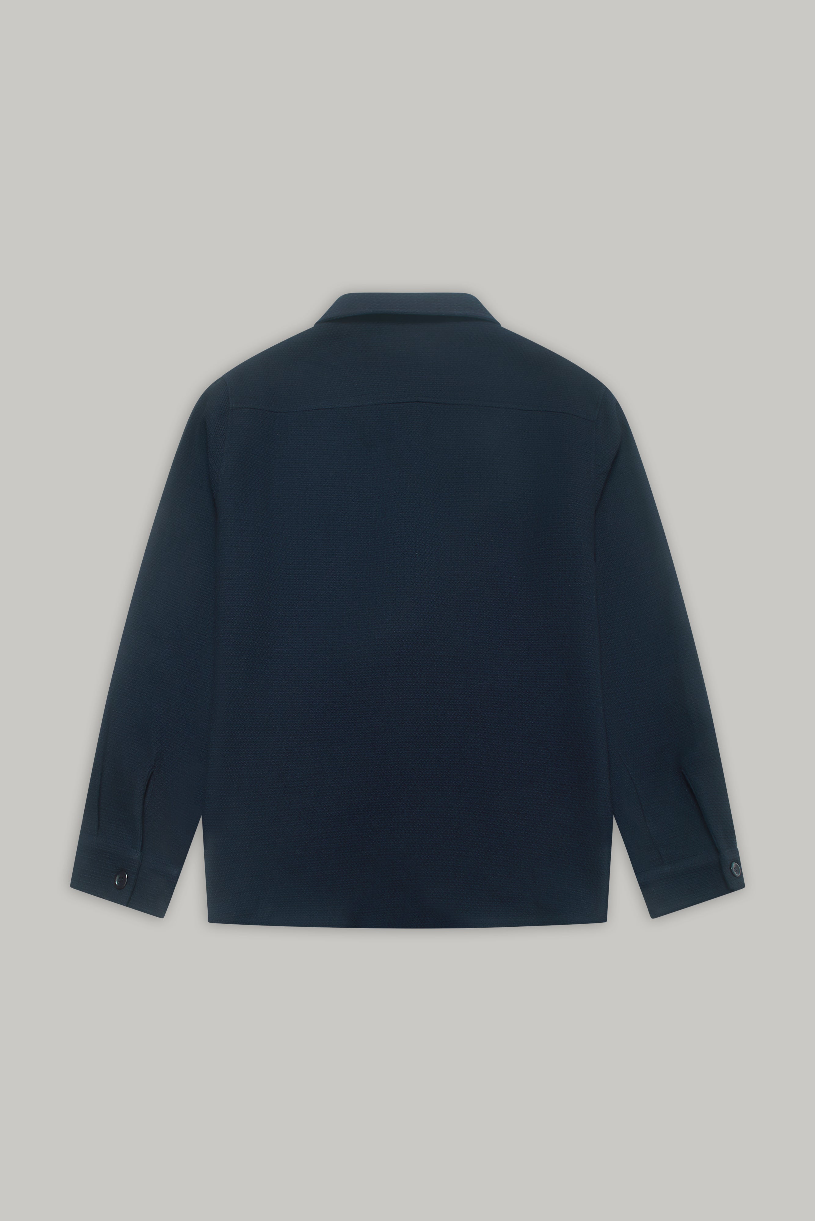 Bart Long Sleeve Shirt - Navy Malta - Wear London
