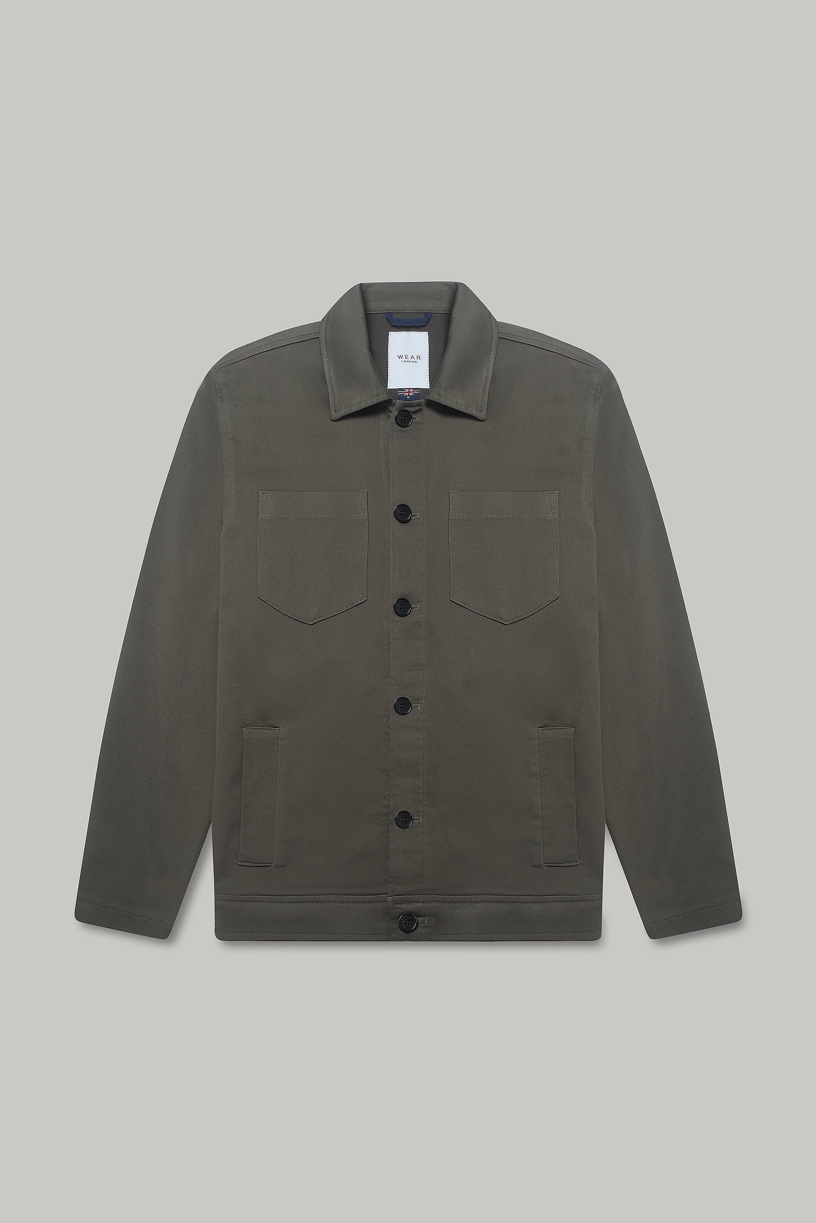 Turner Shacket - Mushroom Superflex - Wear London