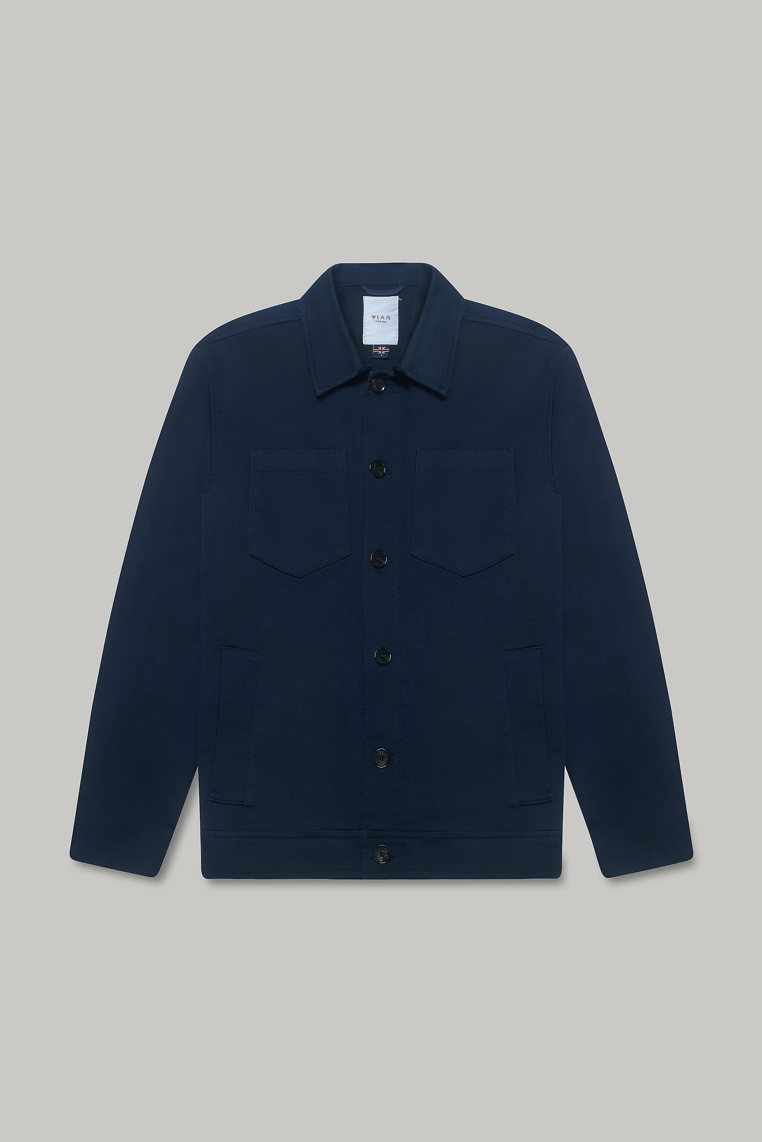 Turner Shacket - Navy Superflex - Wear London