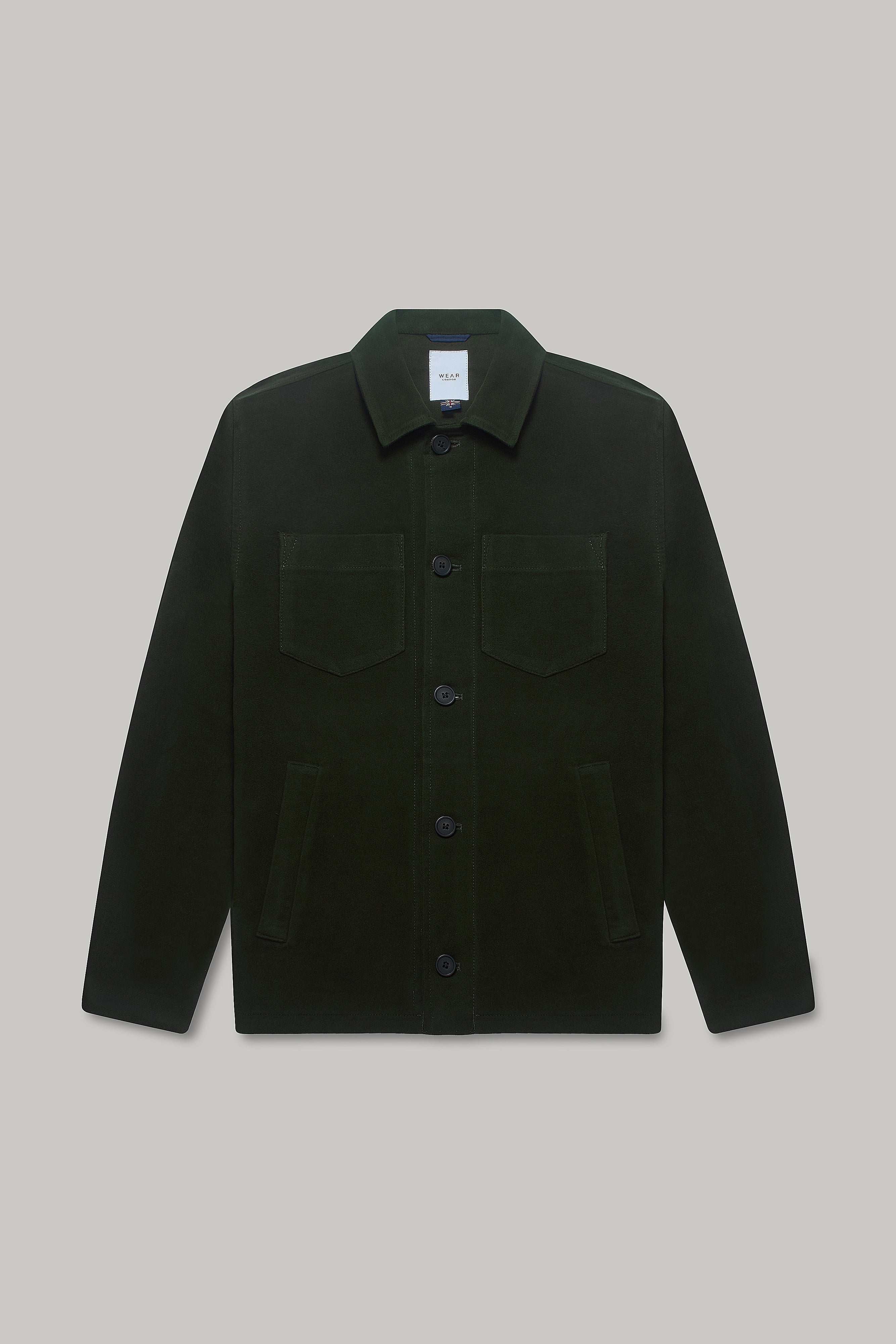 Southend Shacket Unlined - Olive Moleskin - Wear London