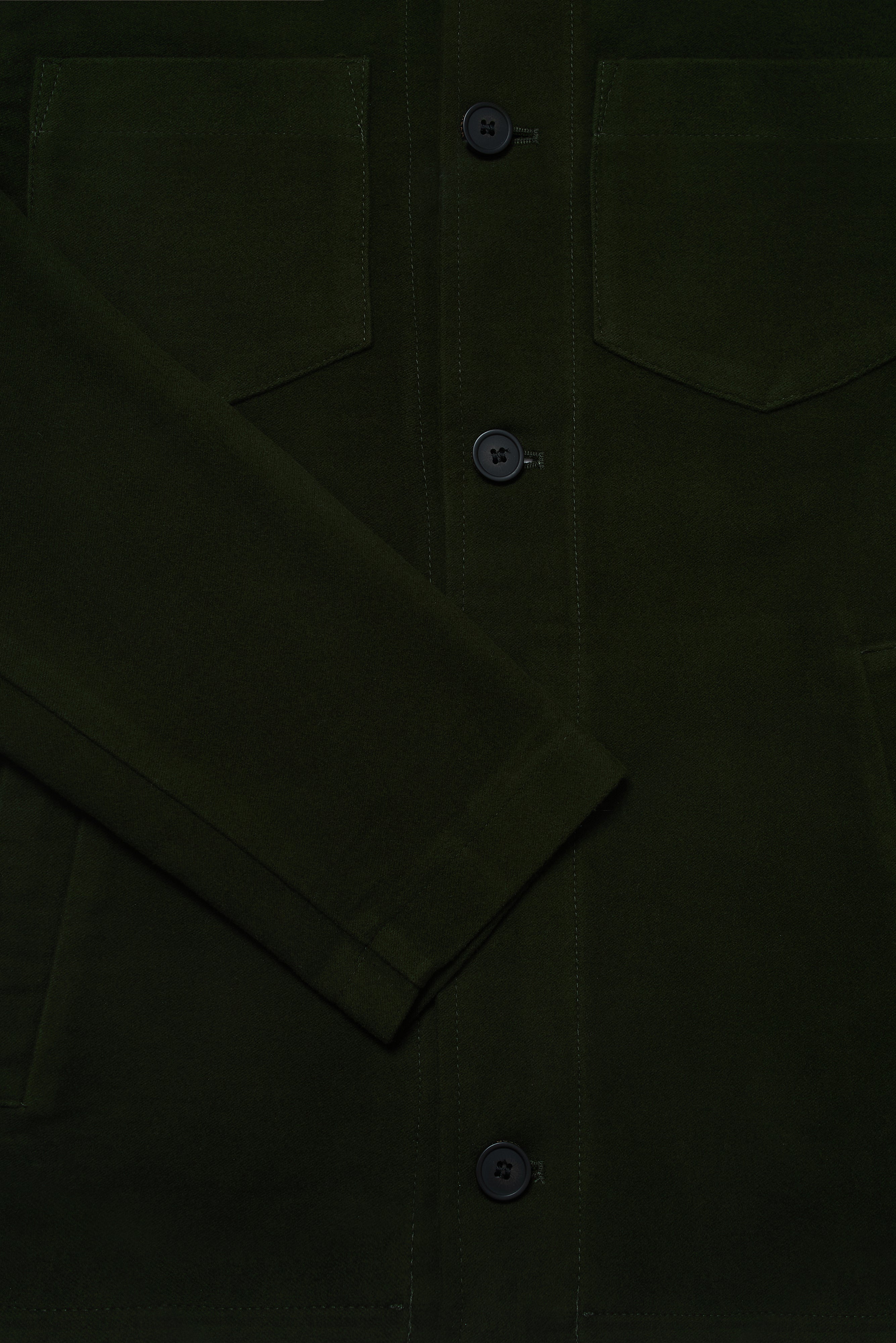 Southend Shacket Unlined - Olive Moleskin - Wear London