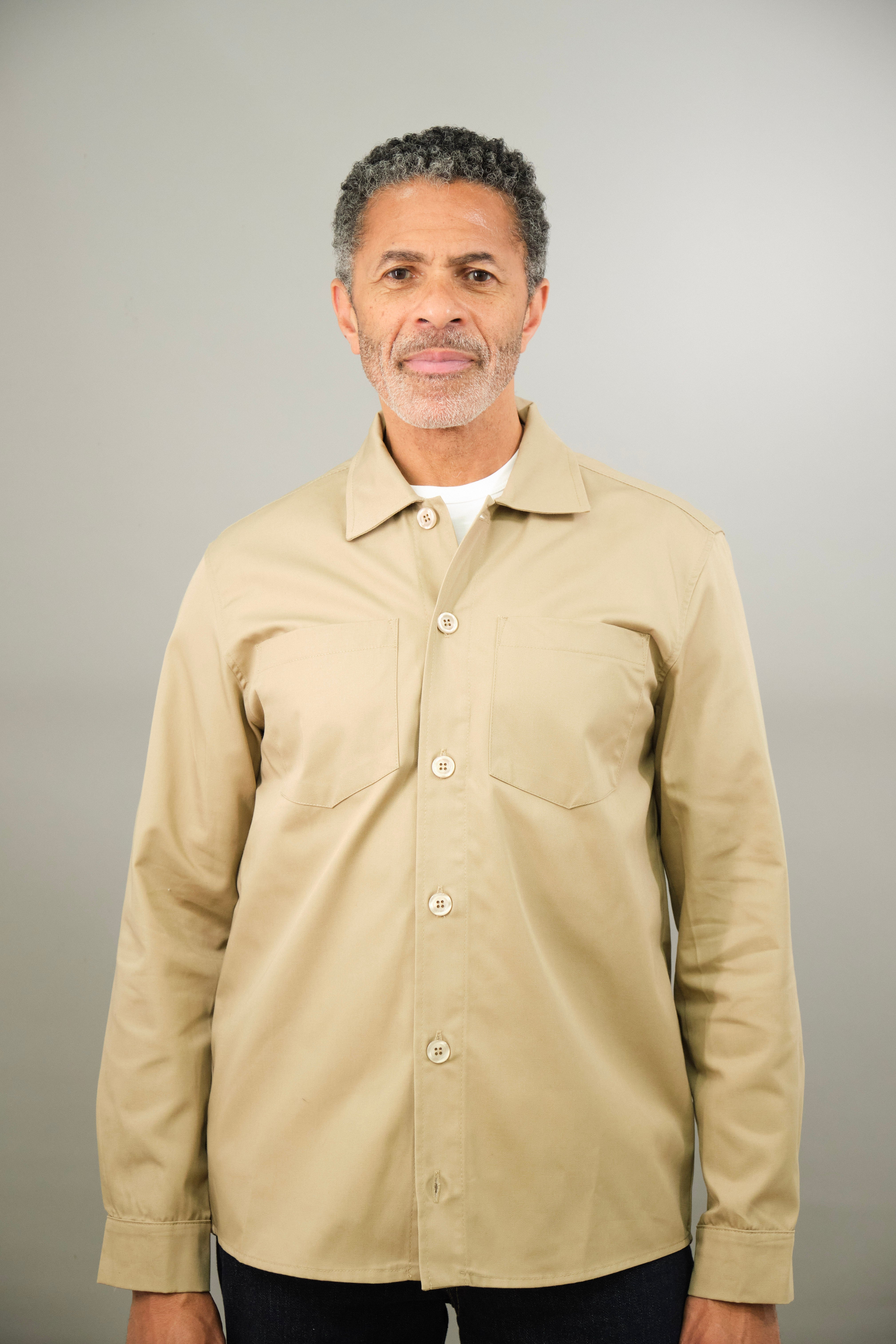 Bart Overshirt - Beige Zurigo - Wear London
