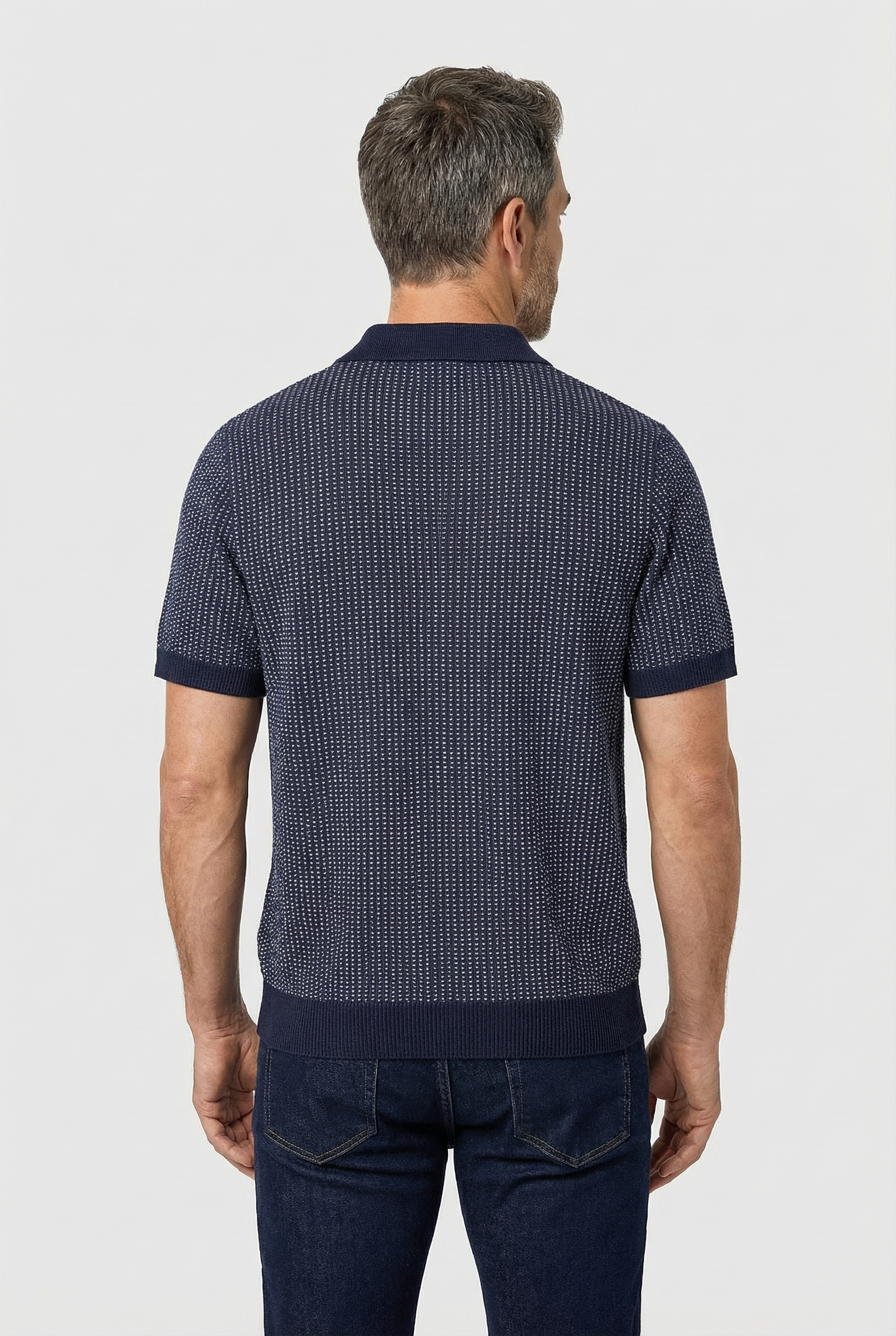 Lambeth - Button Through Knitwear - Navy - Wear London