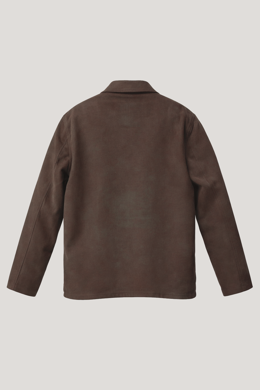 Aldgate Baseball Shacket - Chocolate Moleskin - Wear London