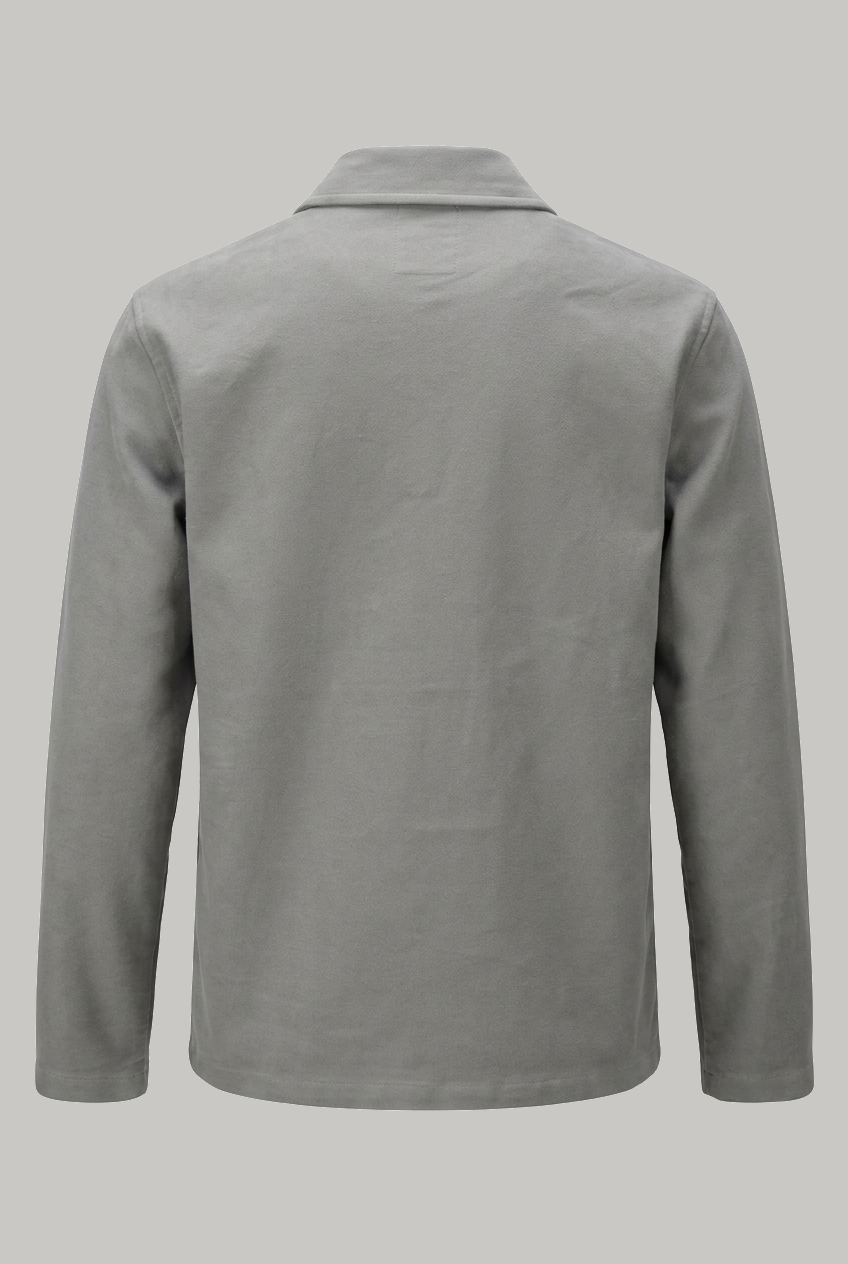 Southend Shacket - Light Grey Moleskin - Wear London