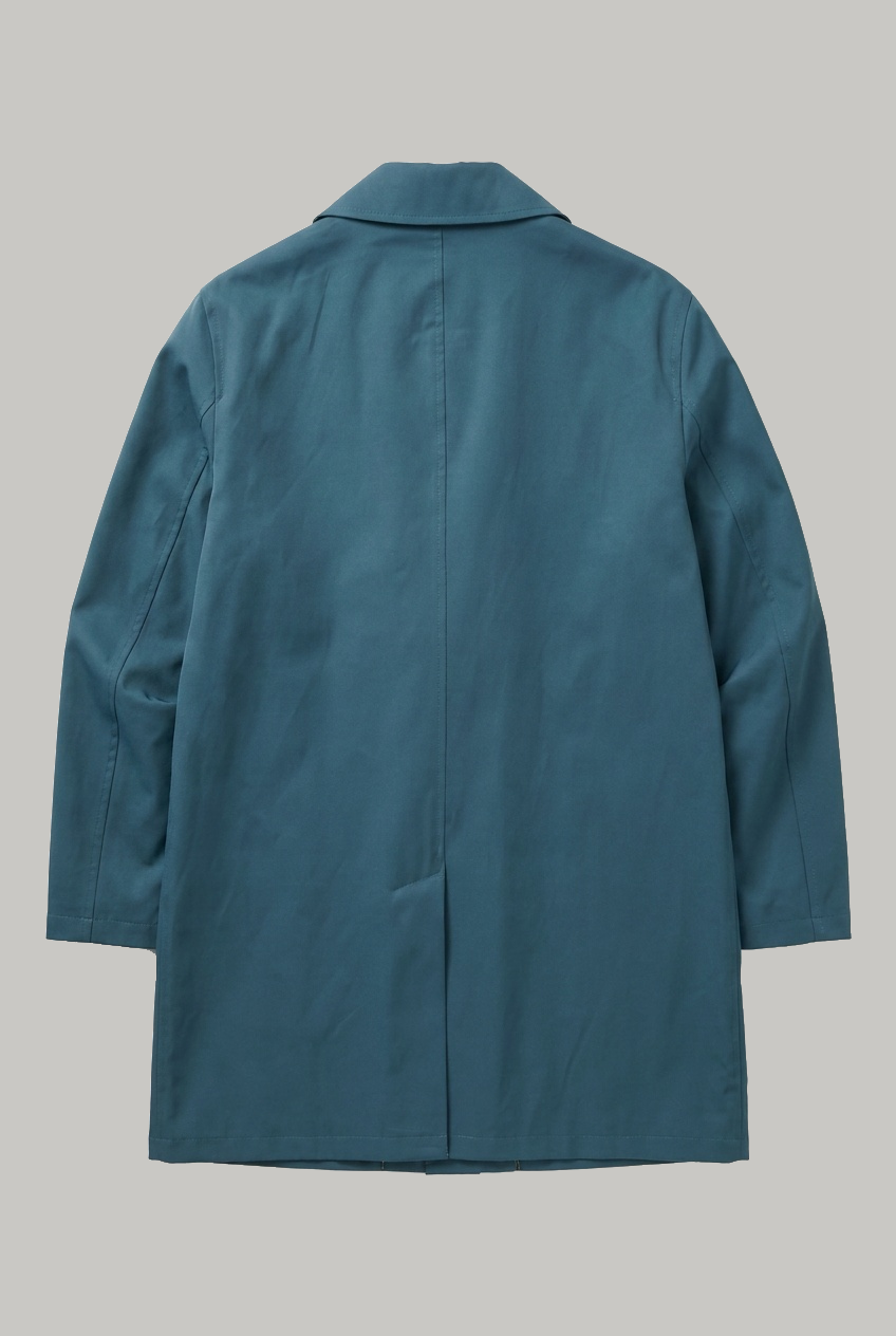 London Lined Rain Mac - Petrol Navy - Wear London