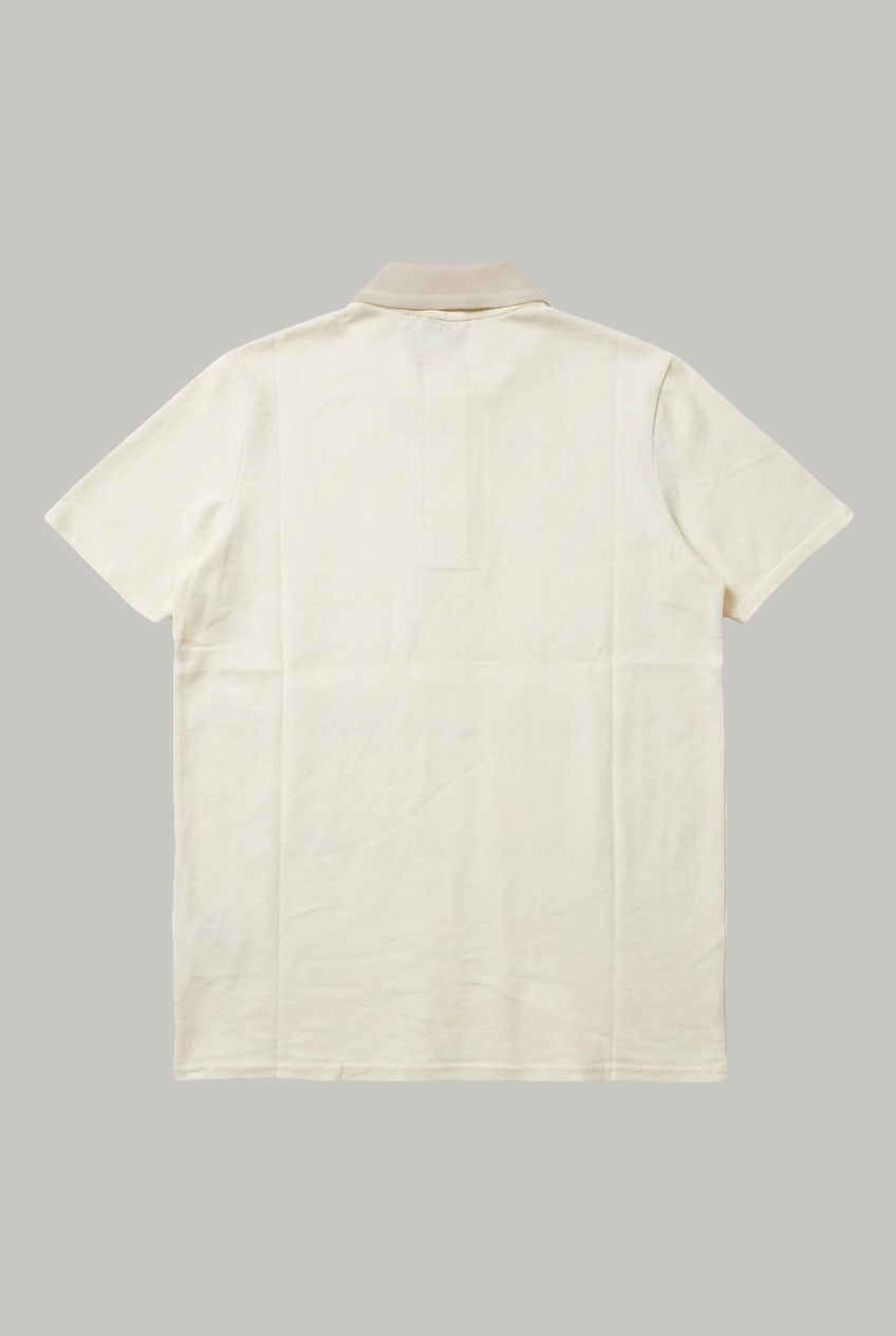 Thames - 3 Button Polo - Ecru Pique - Wear London