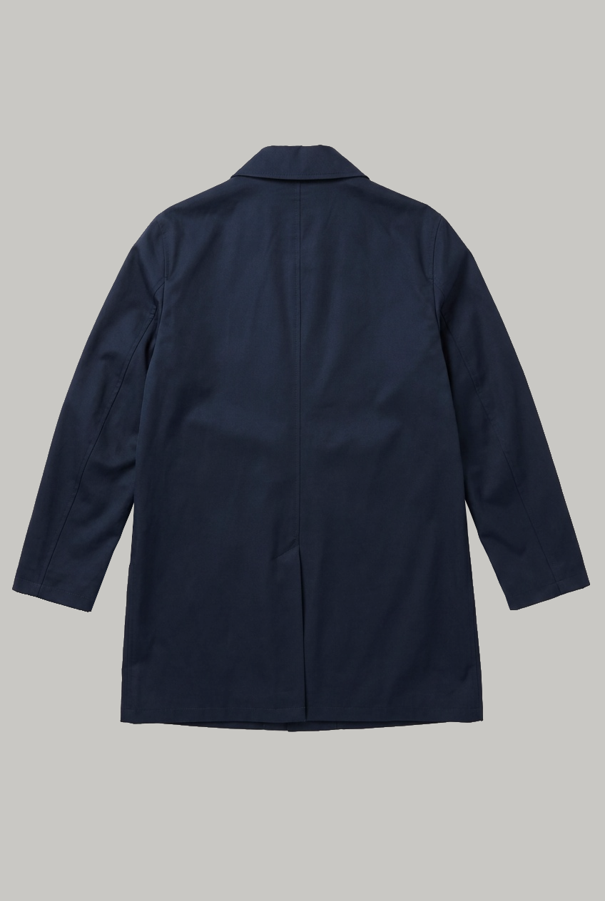 London Lined Rain Mac - Navy Blue - Wear London