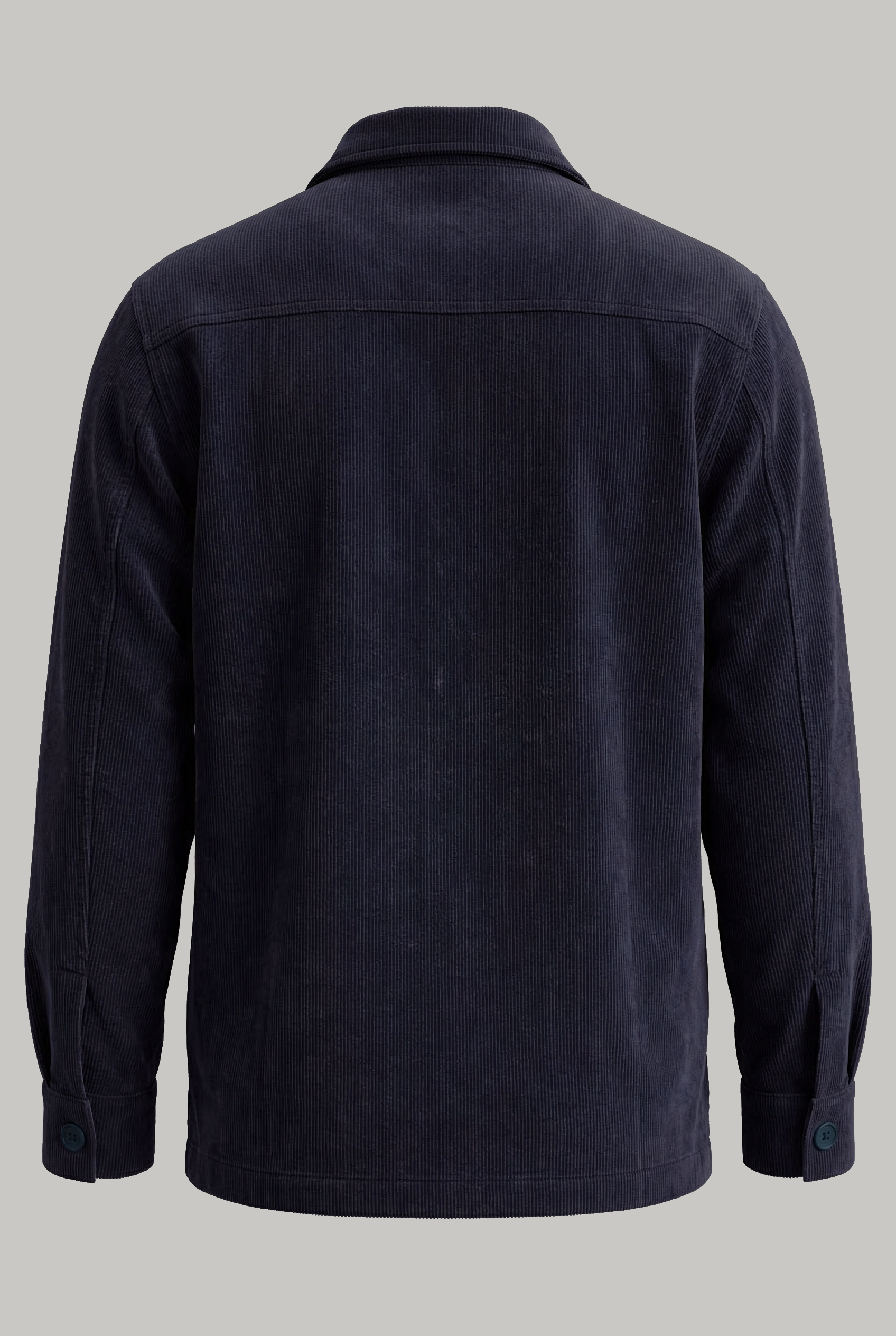 Theydon Overshirt - Fine Whale Cord Navy - Wear London