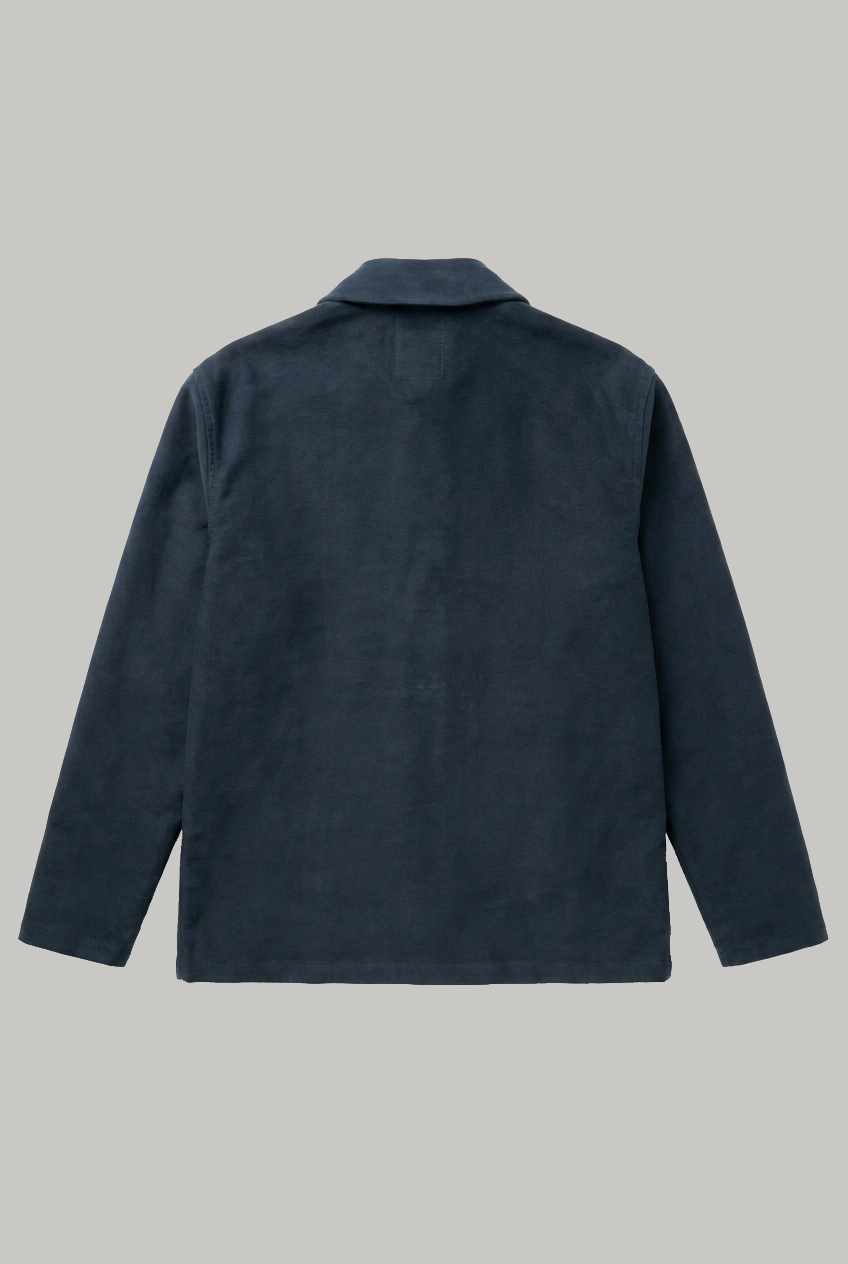 Southend Shacket Unlined - Navy Moleskin - Wear London