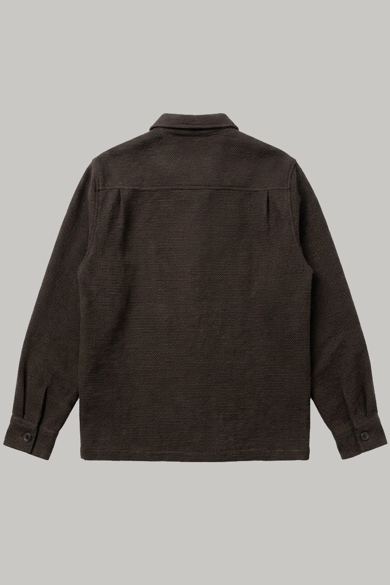 Angeles Long Sleeve Shirt - Malta Chocolate - Wear London
