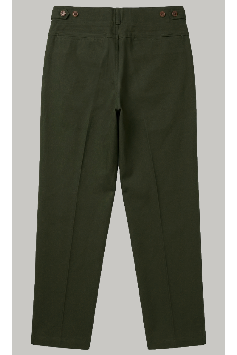 Wentworth Trouser - Dark Olive Superflex - Wear London