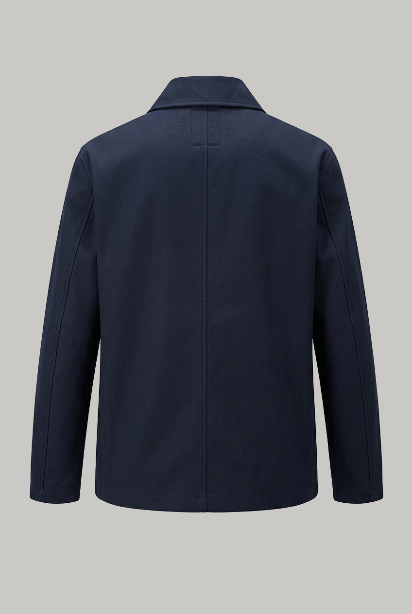 Colts Zip Shacket Unlined - Navy Canvas Tinto - Wear London
