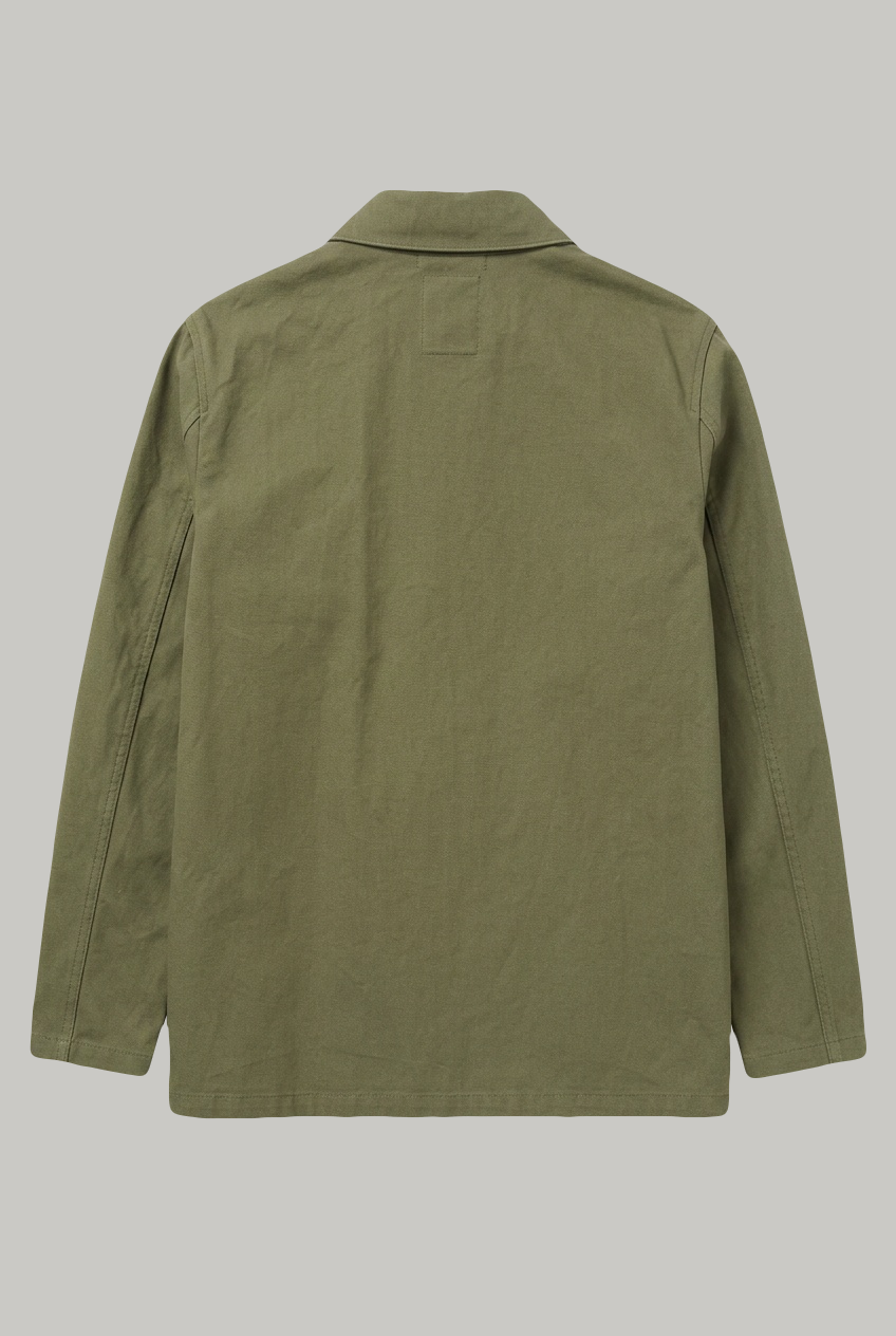 Chiltern Shacket - Olive Canvas - Wear London