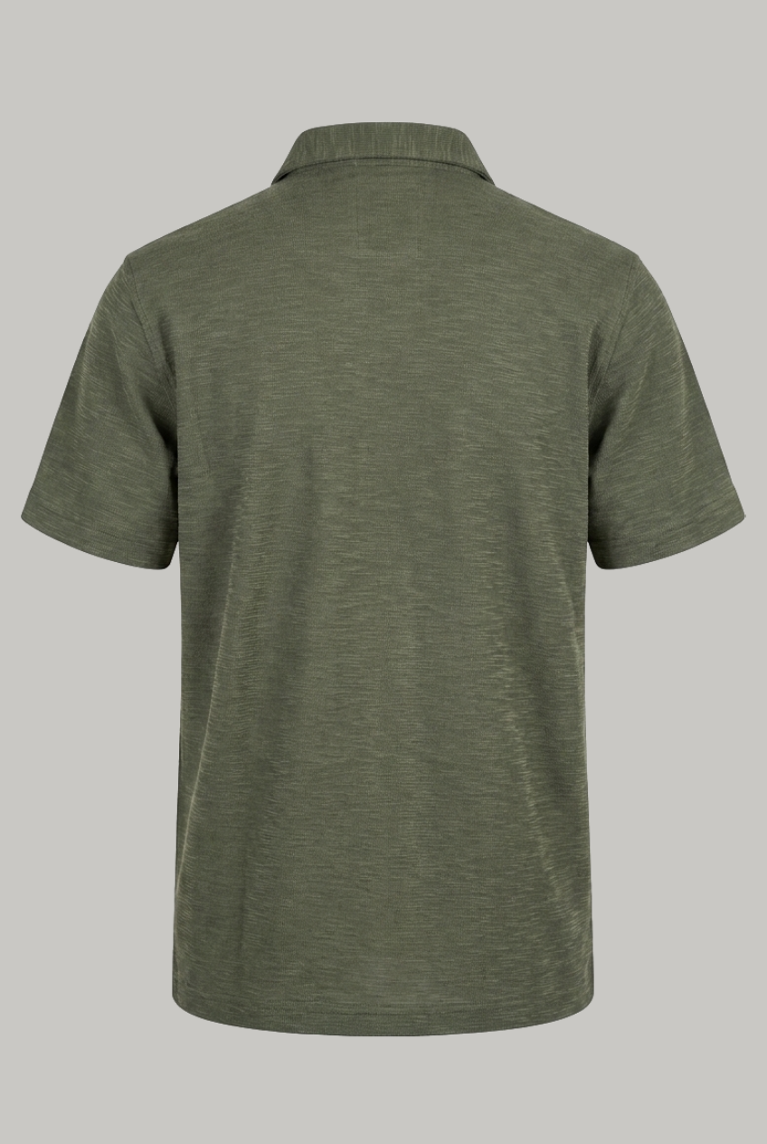 Runar Short Sleeve Shirt - Olive - Wear London