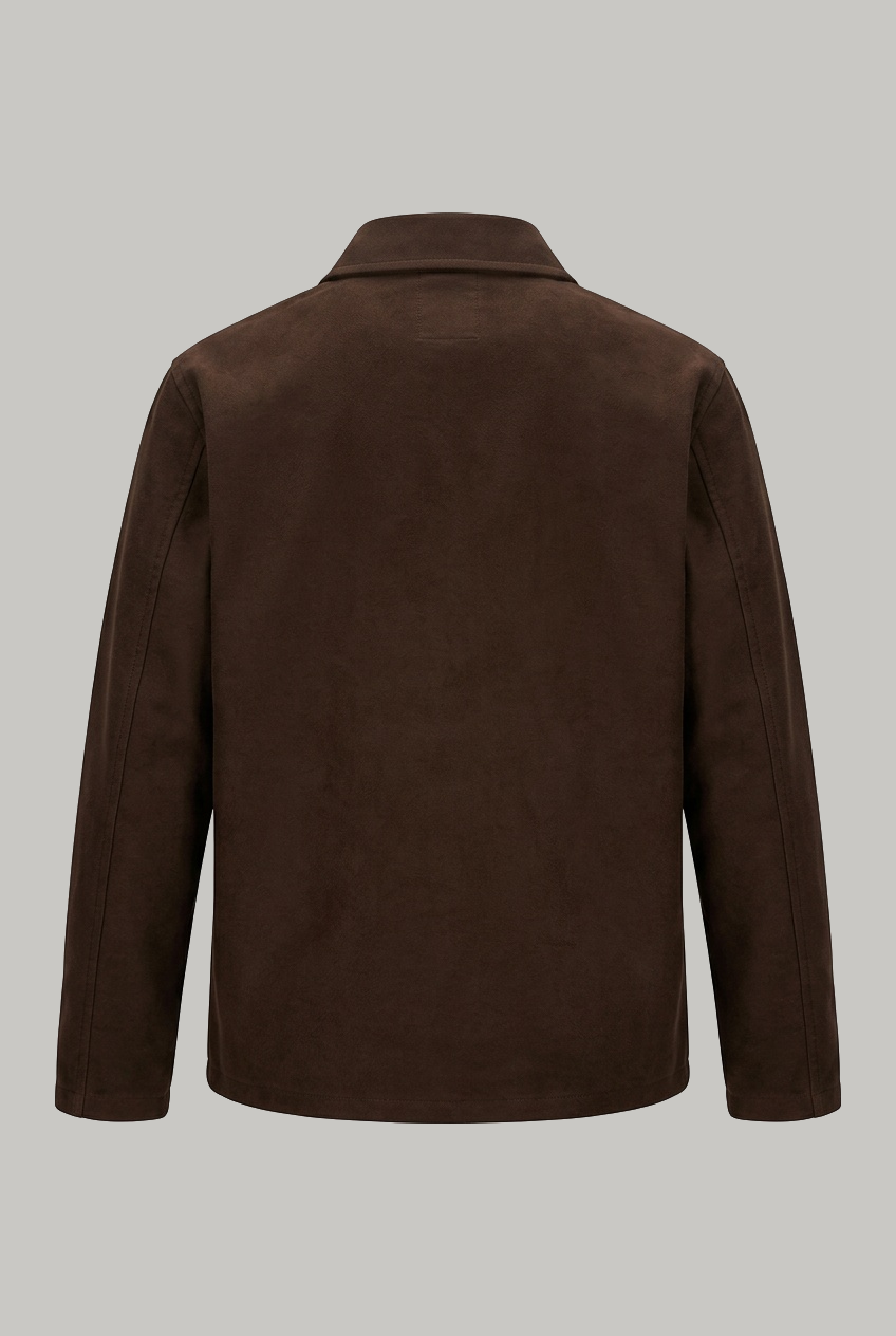 Southend Shacket Unlined - Chocolate Moleskin - Wear London