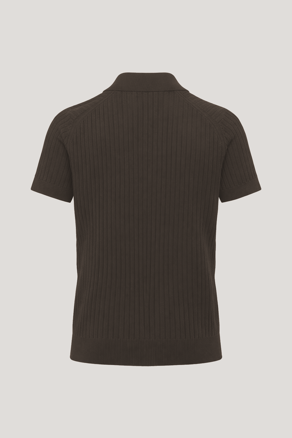 Barbican - V Neck Jacquard - Chocolate - Wear London