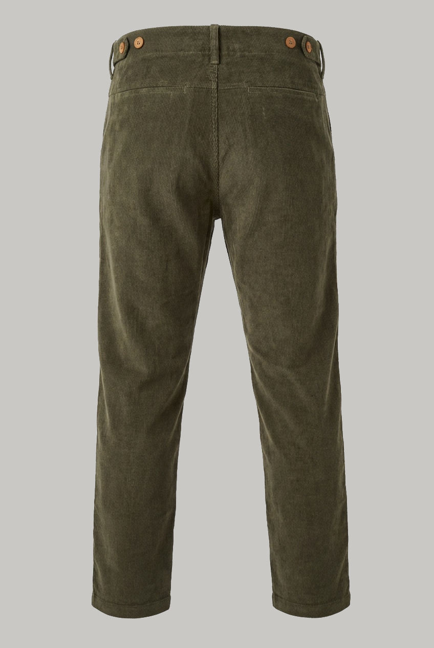Wentworth Trouser - Olive Cord - Wear London