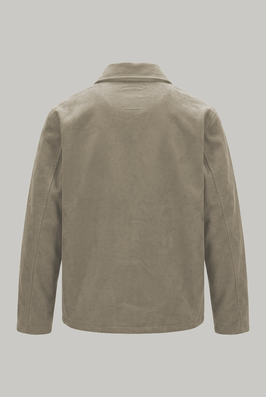 Lauchlan Shacket - Mushroom Moleskin - Wear London