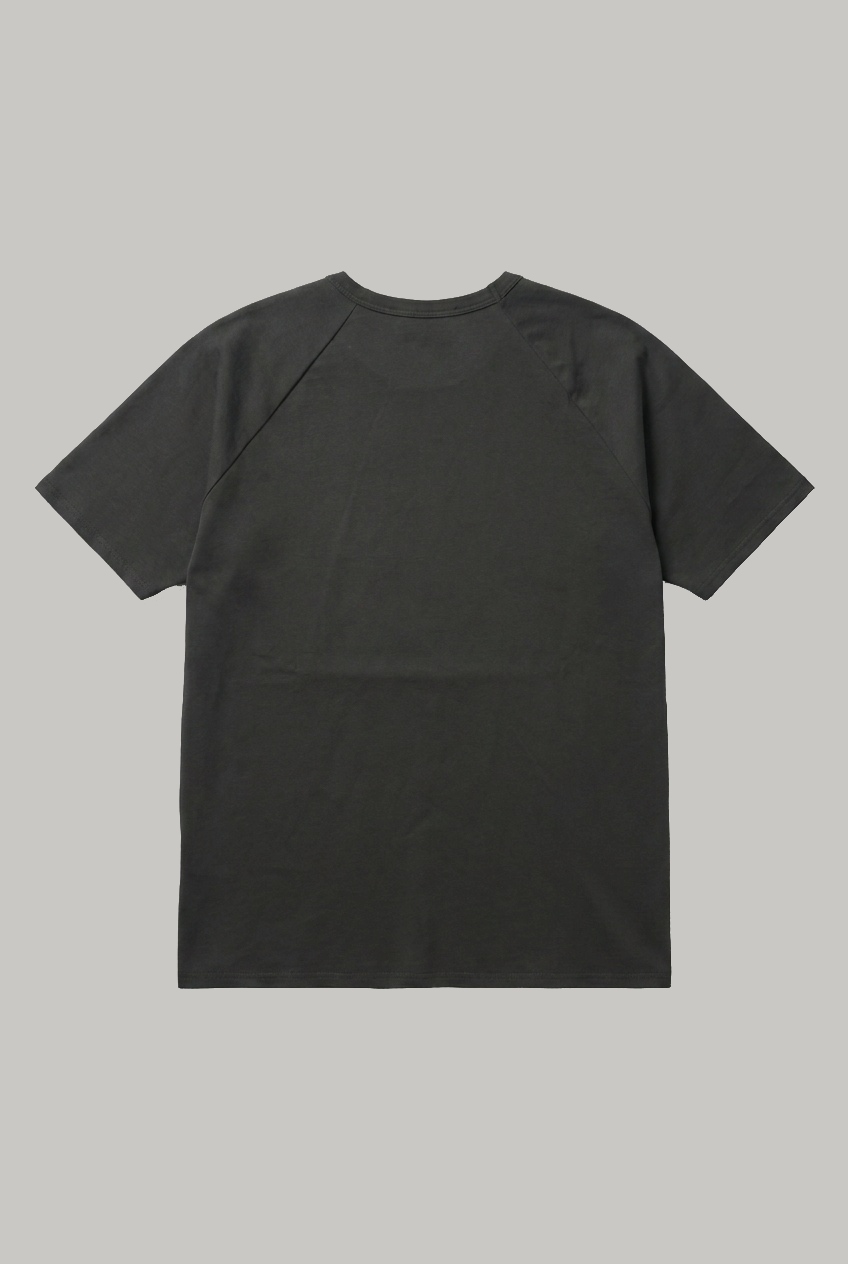 Hoxton Raglan Sleeve Fitted T-shirt - Grey - Wear London