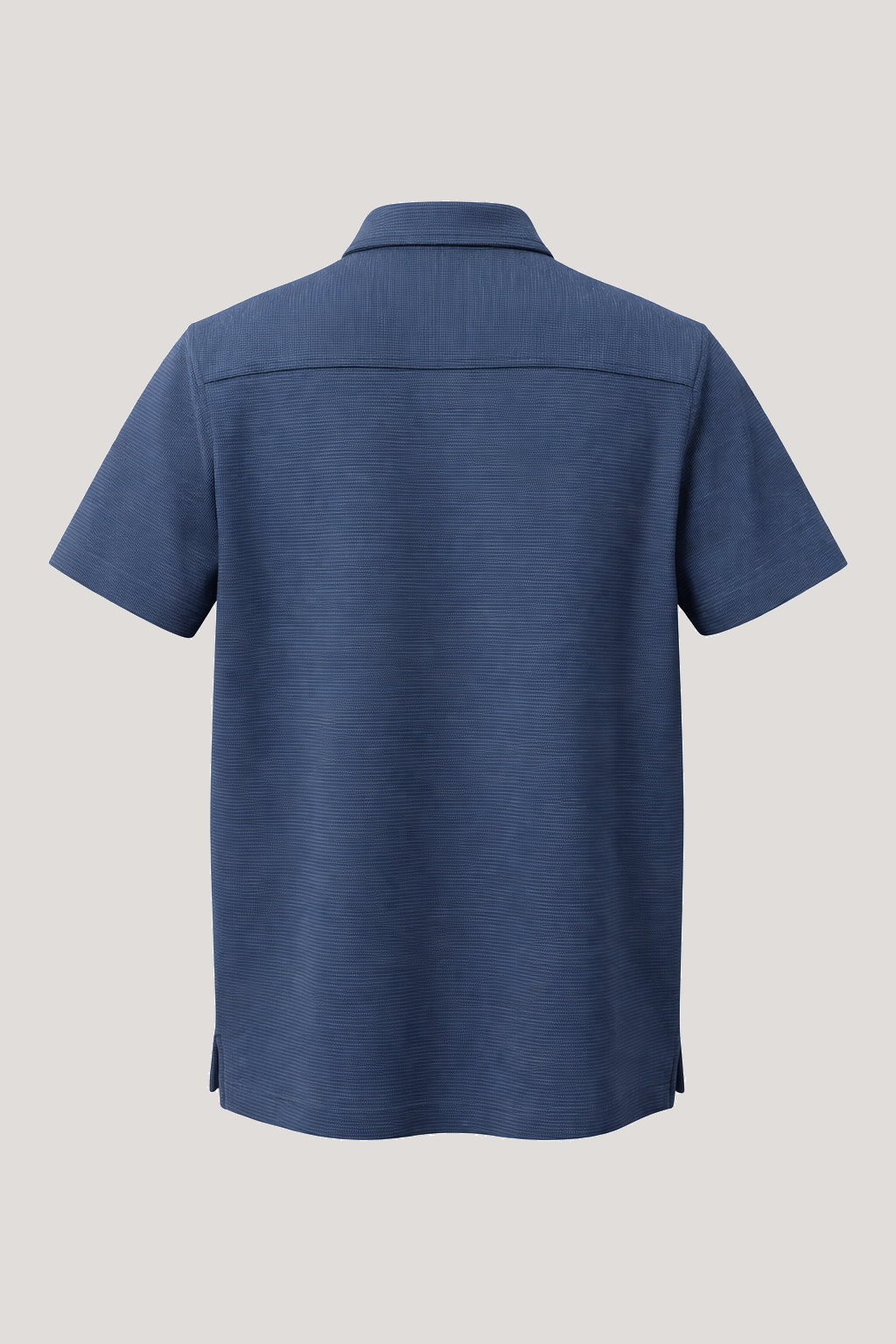 Kane - Revere Short Sleeve Shirt - Indigo - Wear London
