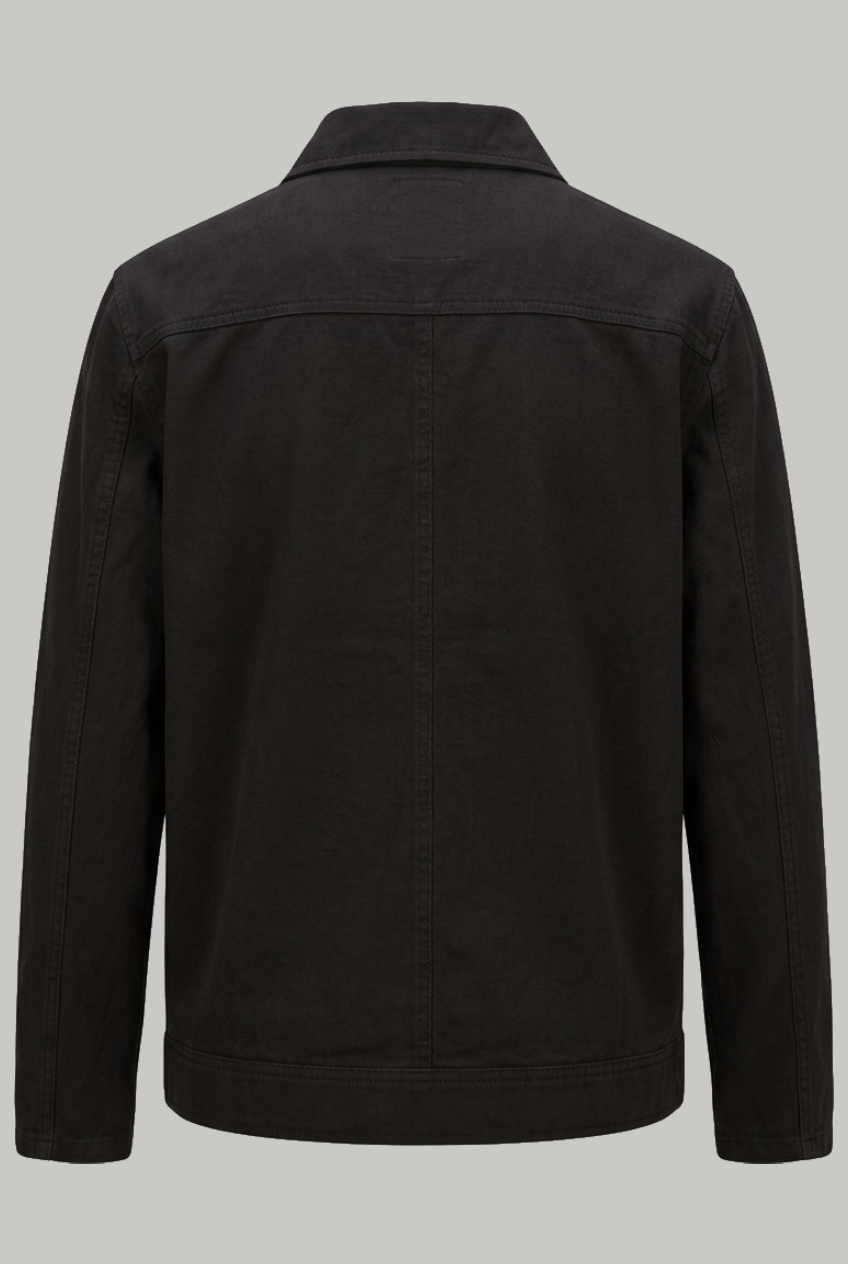 The Lutti Jacket - Chocolate Cotton Linen - Wear London