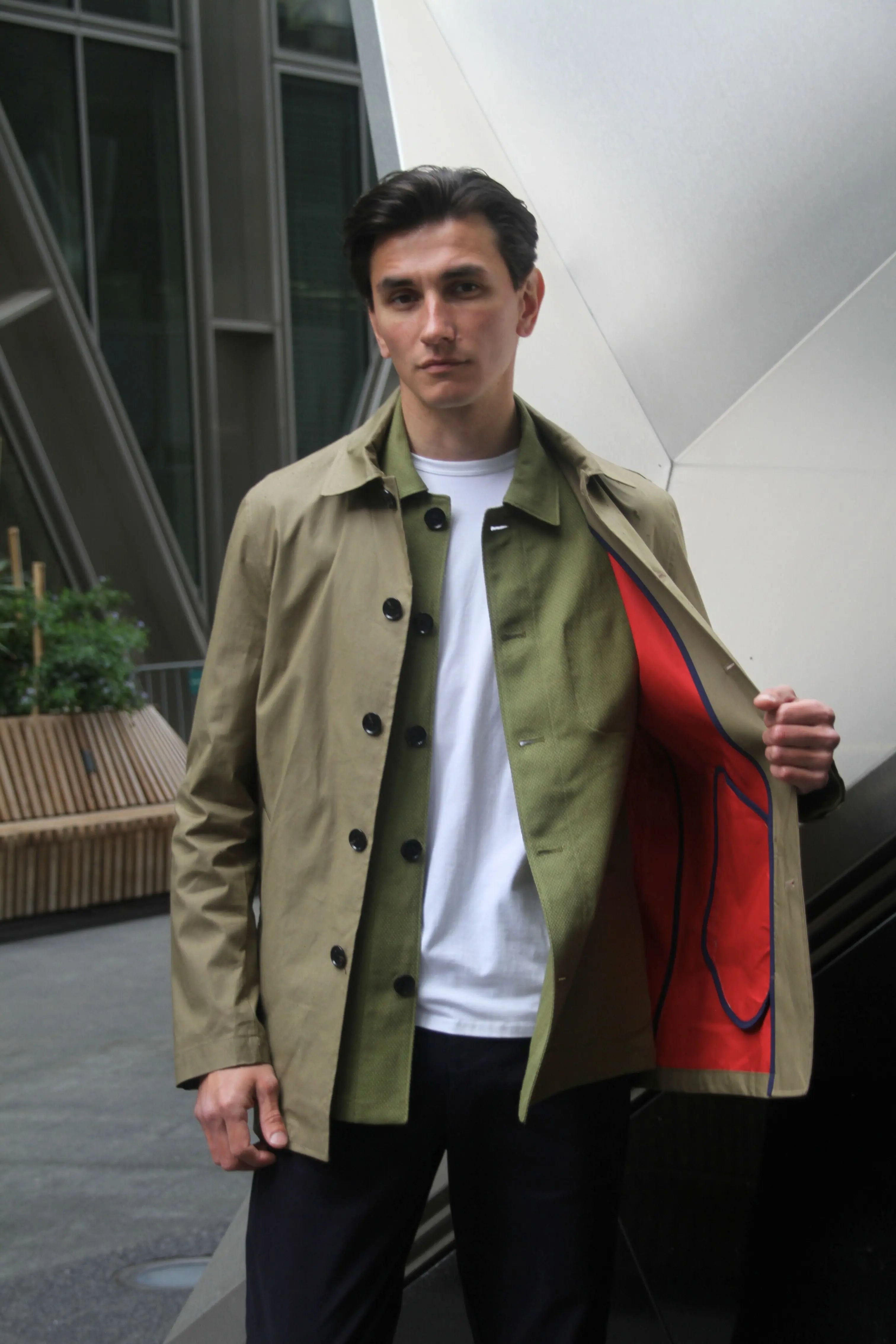 Bank Mac Two Tone  - Olive & Red - Wear London