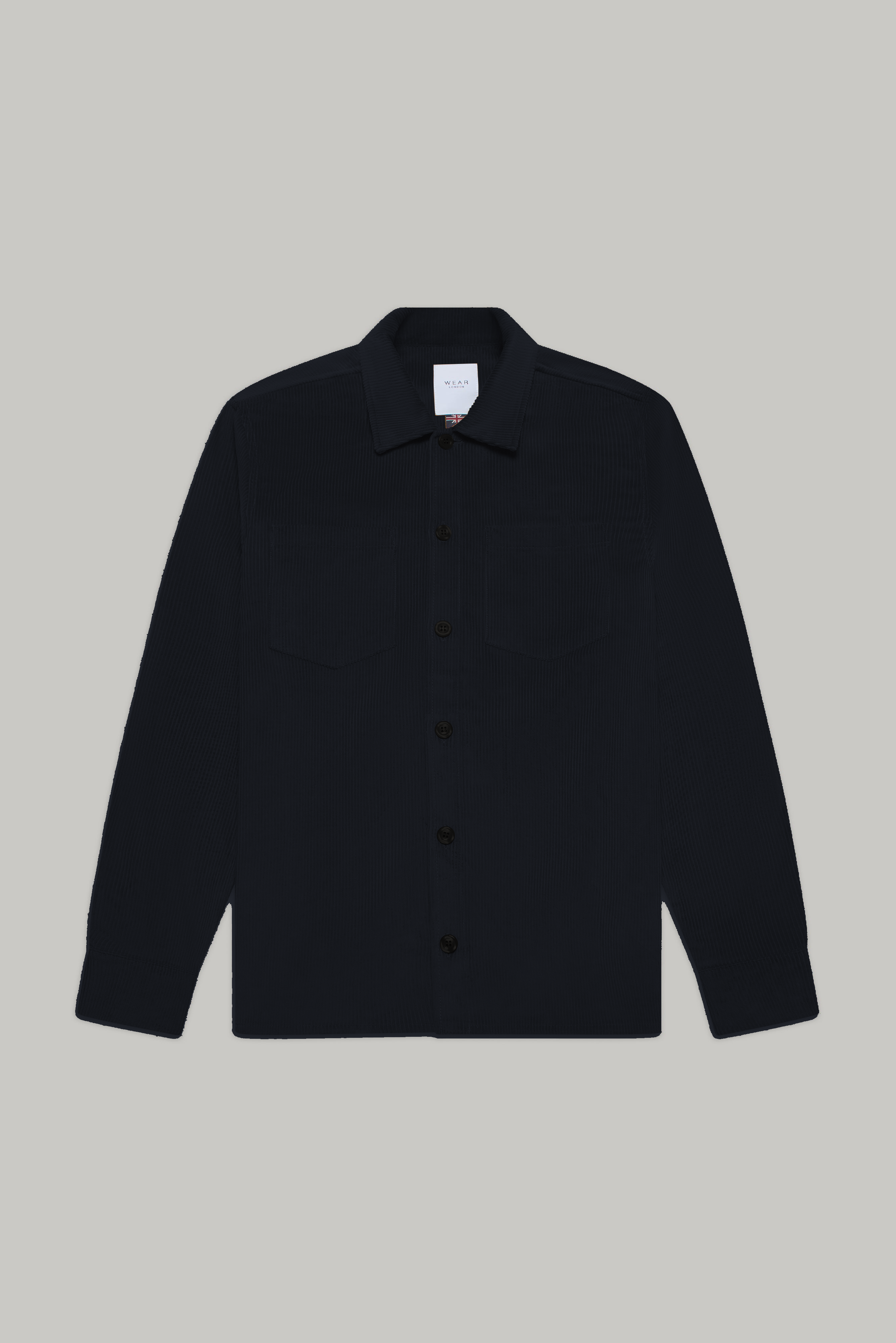 Bart Corduroy Overshirt - Black - Wear London