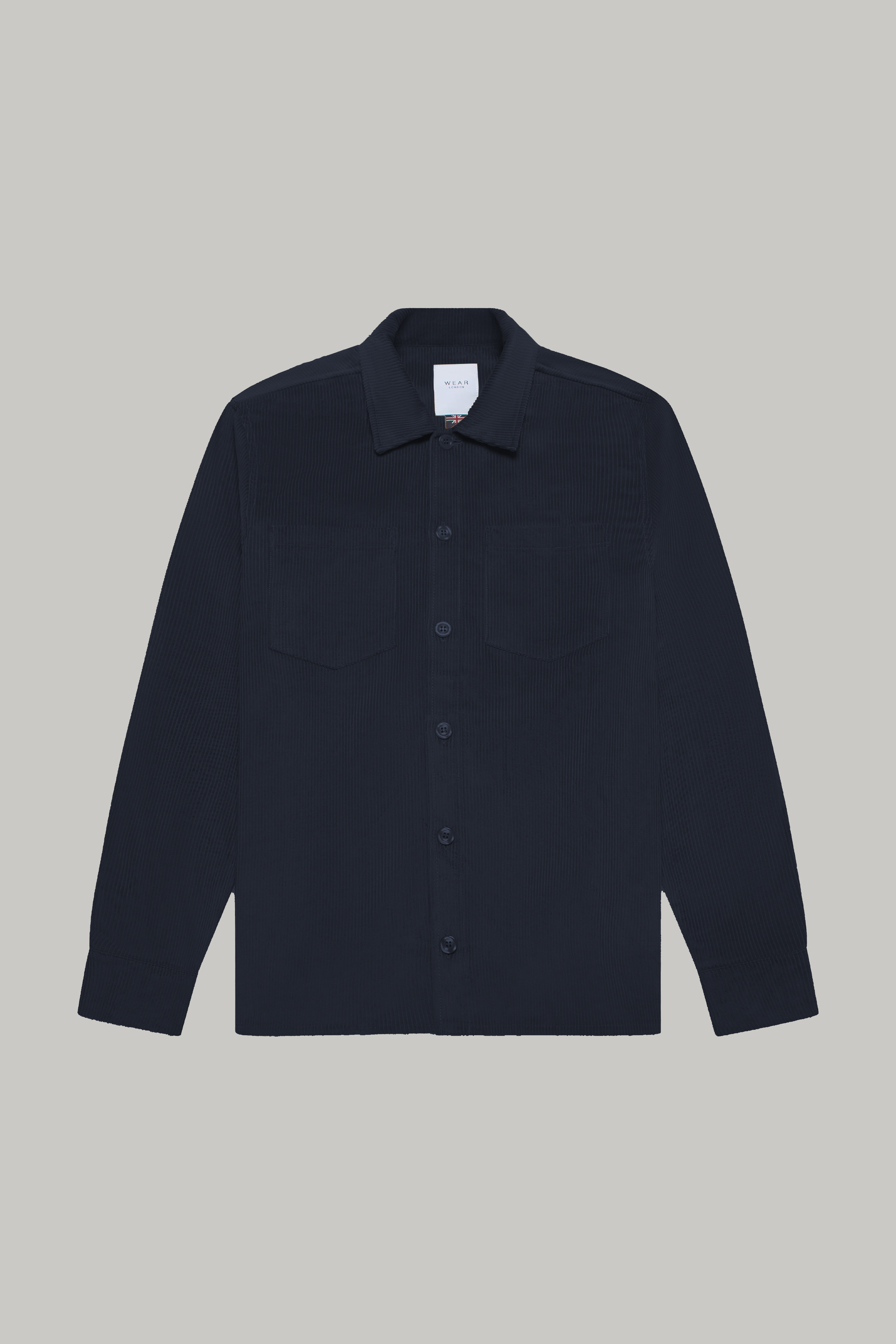 Bart Corduroy Overshirt - Dark Navy - Wear London